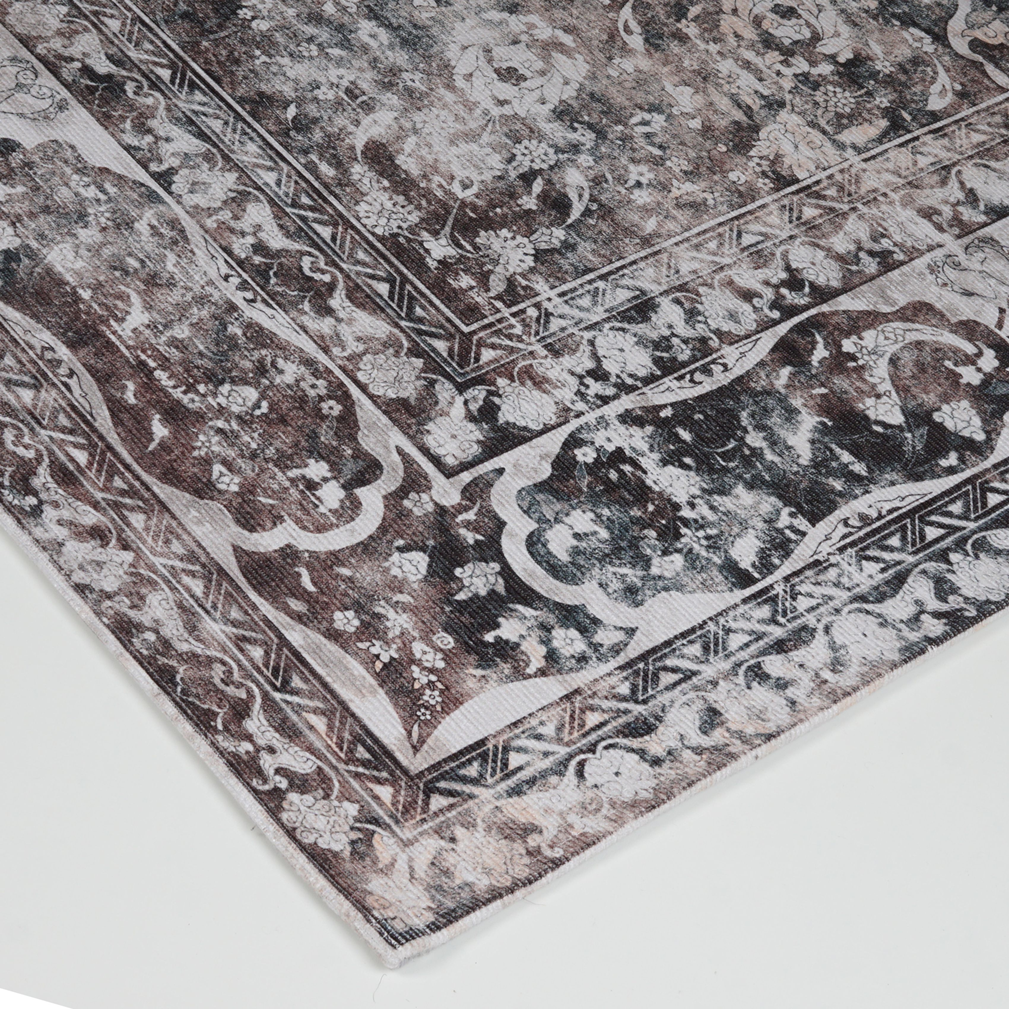 Vloerkleed Viola Antraciet 200 x 200 200x200 cm