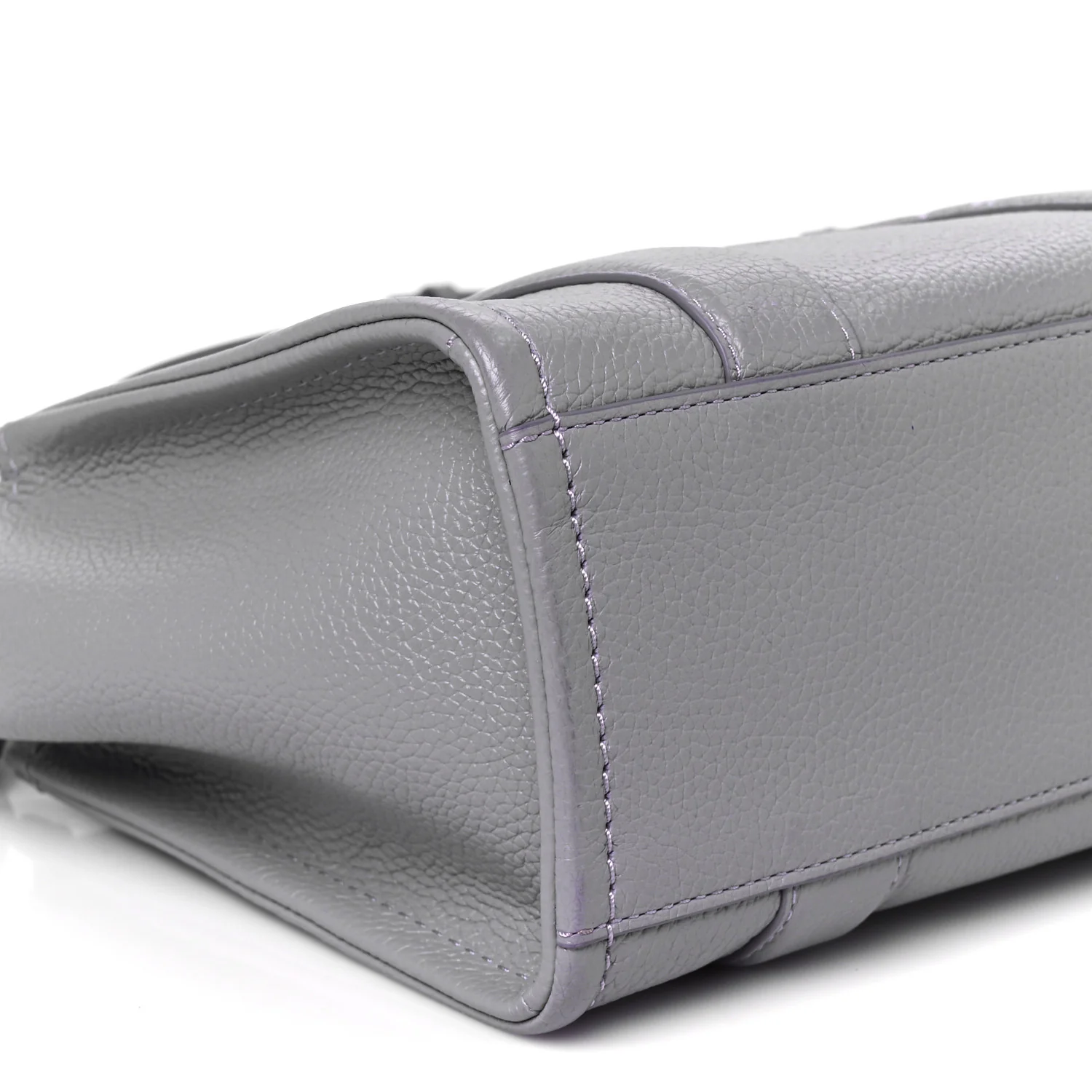 Grained Calfskin Small The Tote Bag Lavender - Top Club
