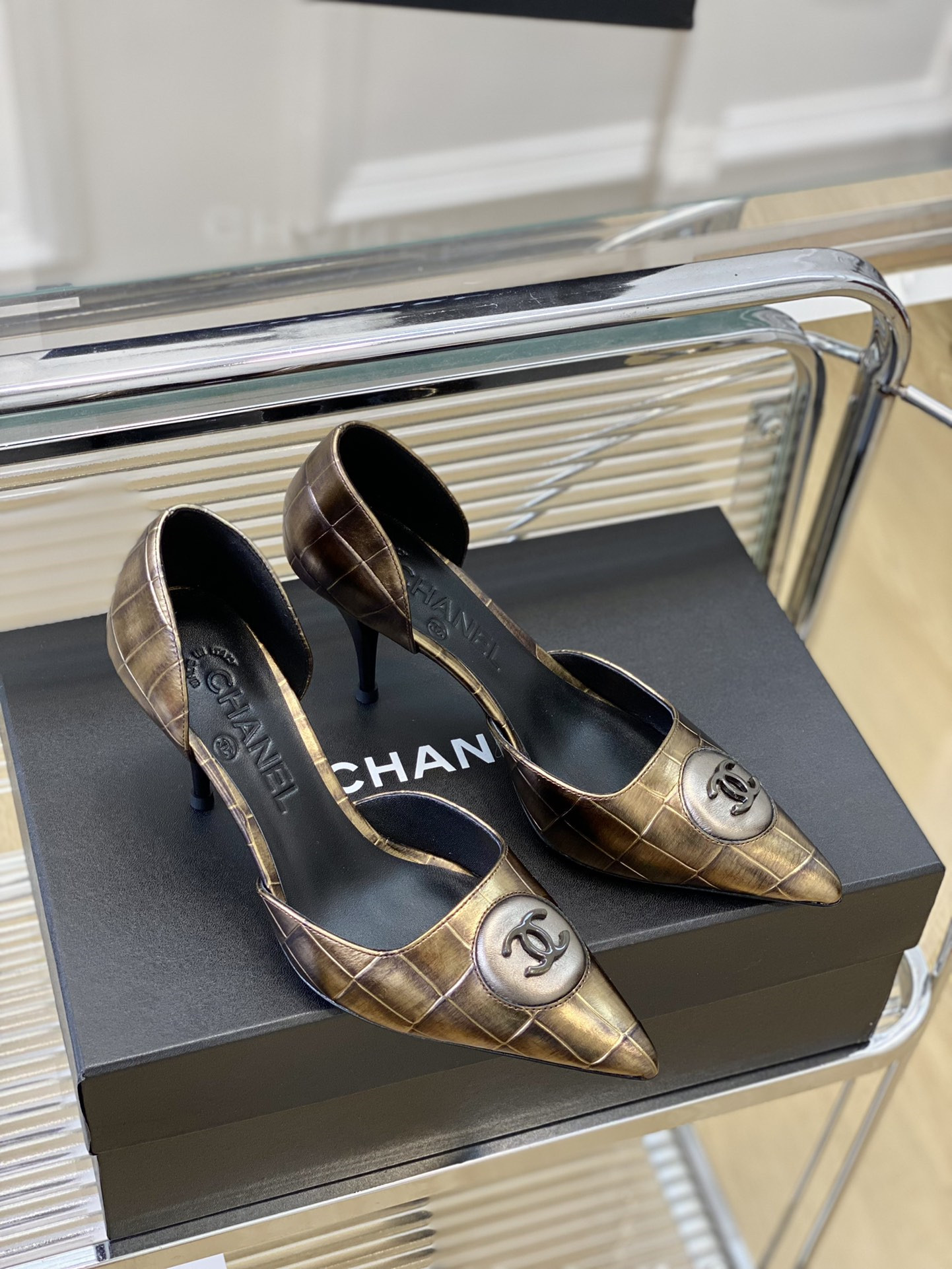 chanel side empty high heels - Sneaker Replica Workshop