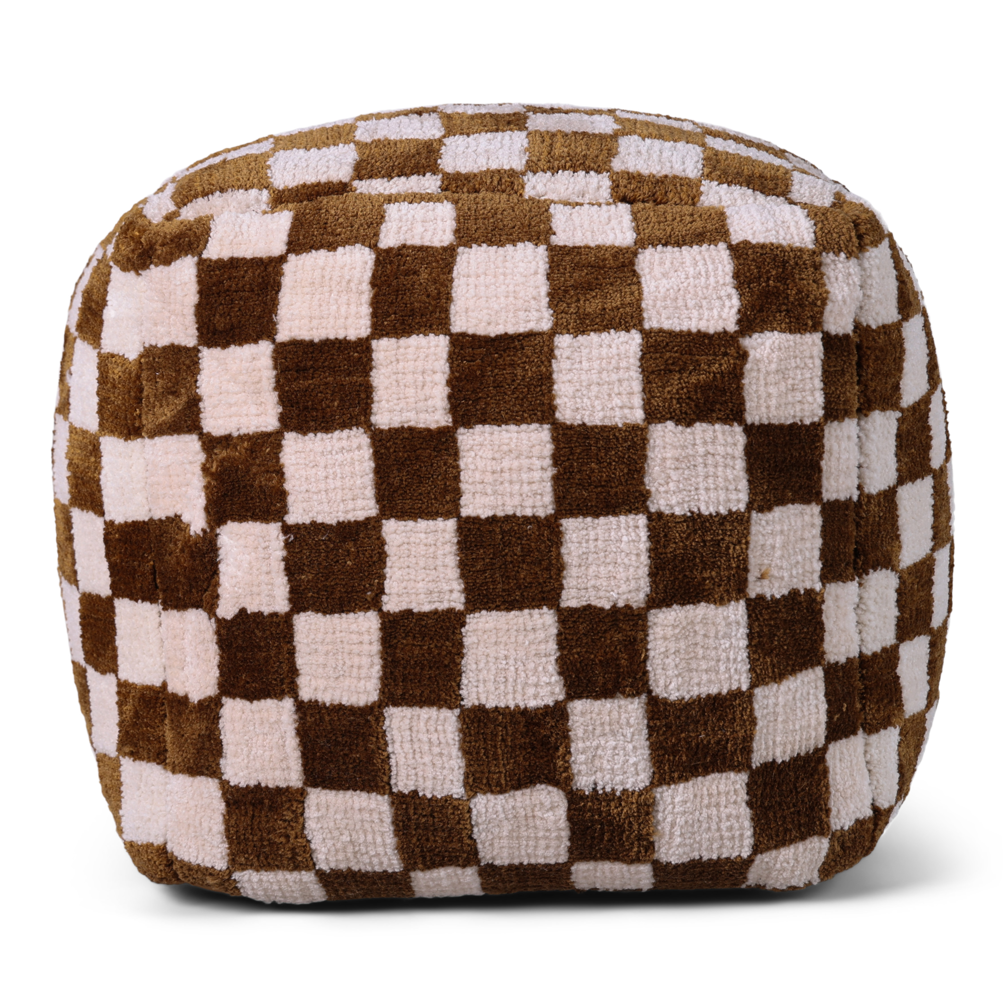 Poef Liam 45cm cognac