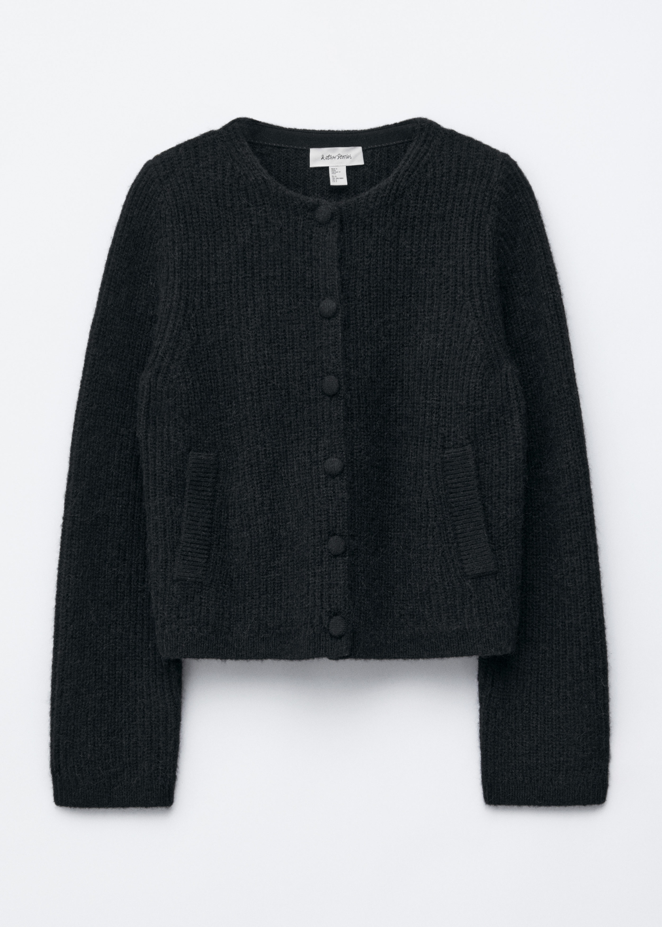 & Other Stories RIB-KNIT CARDIGAN