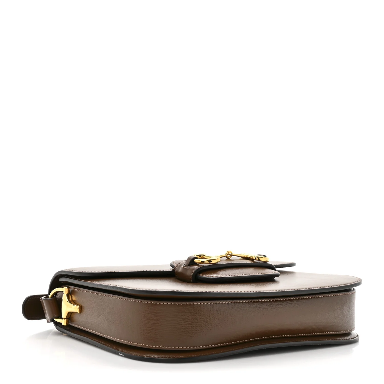 Azalea Calfskin Horsebit 1955 Shoulder Bag Brown Sugar - Top Club