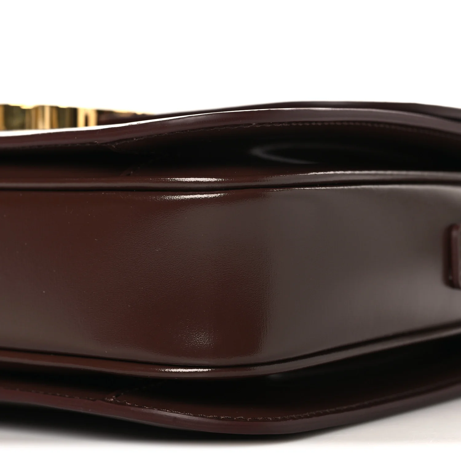 Shiny Calfskin Medium Triomphe Chestnut - Top Club