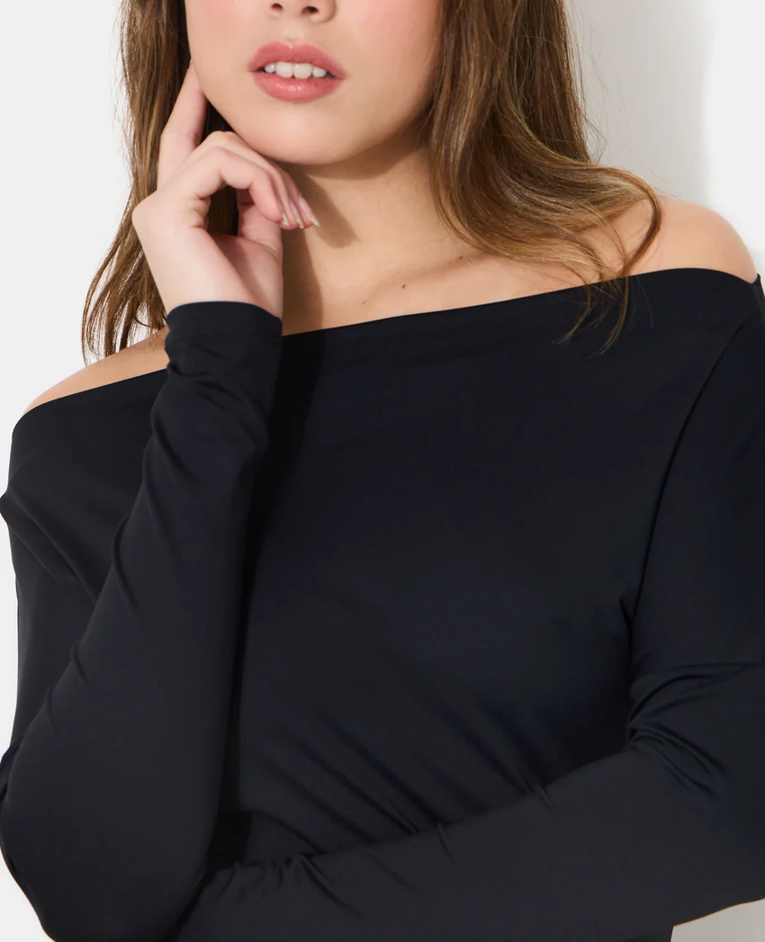 Pimkie Top manches longues avec encolure bateau