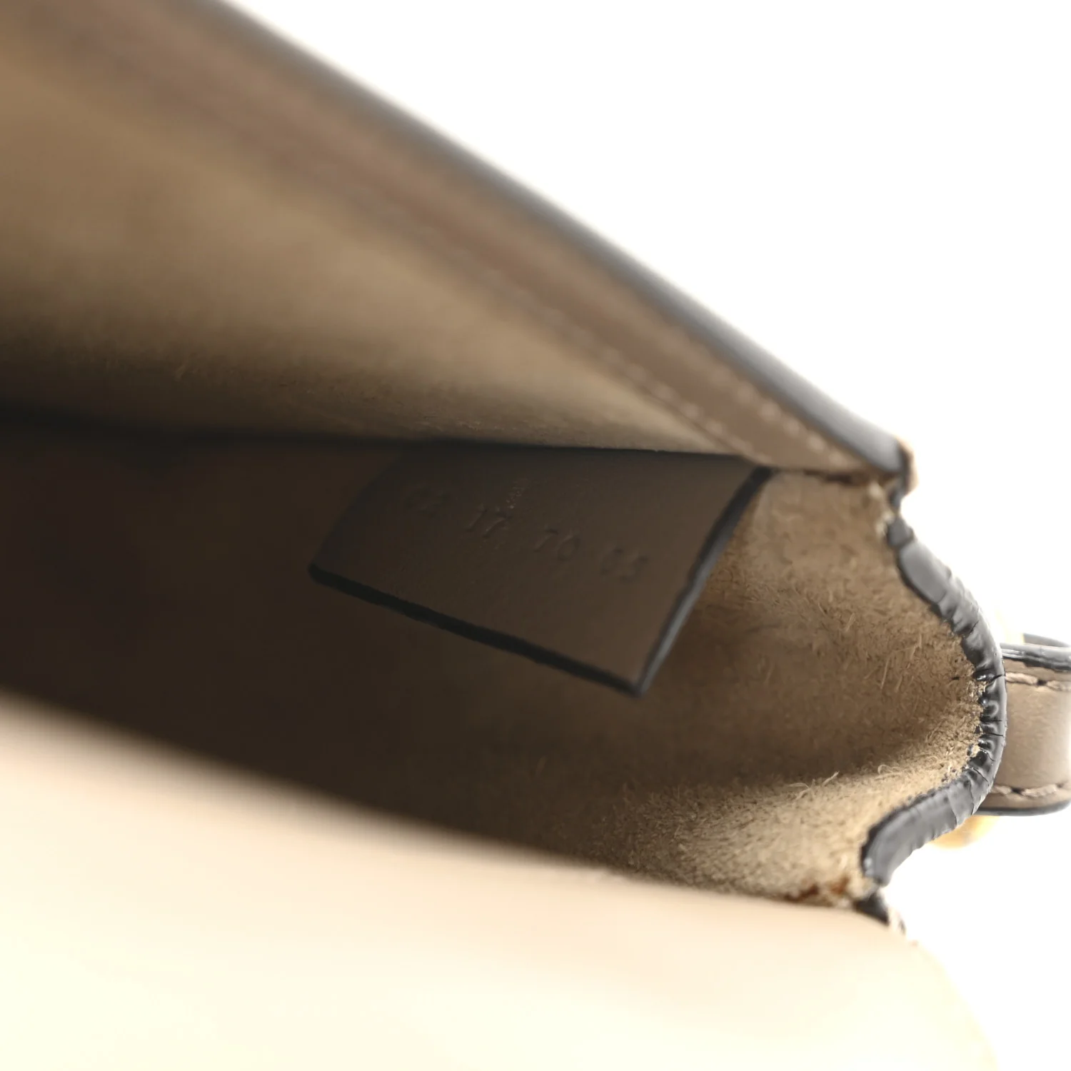 Calfskin Suede Small Nile Bracelet Bag Motty Grey - Top Club