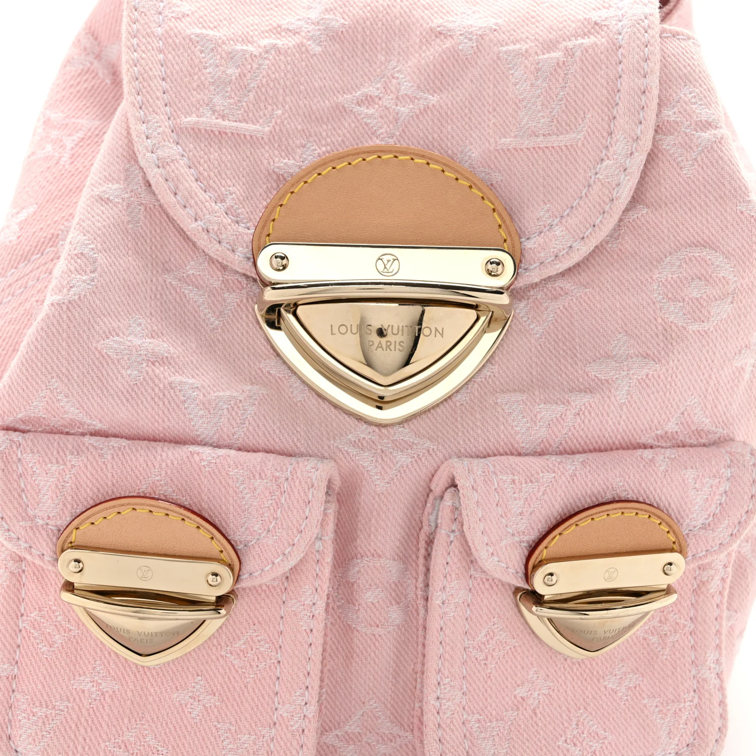 Denim Venice Backpack Washed Pink - Top Club