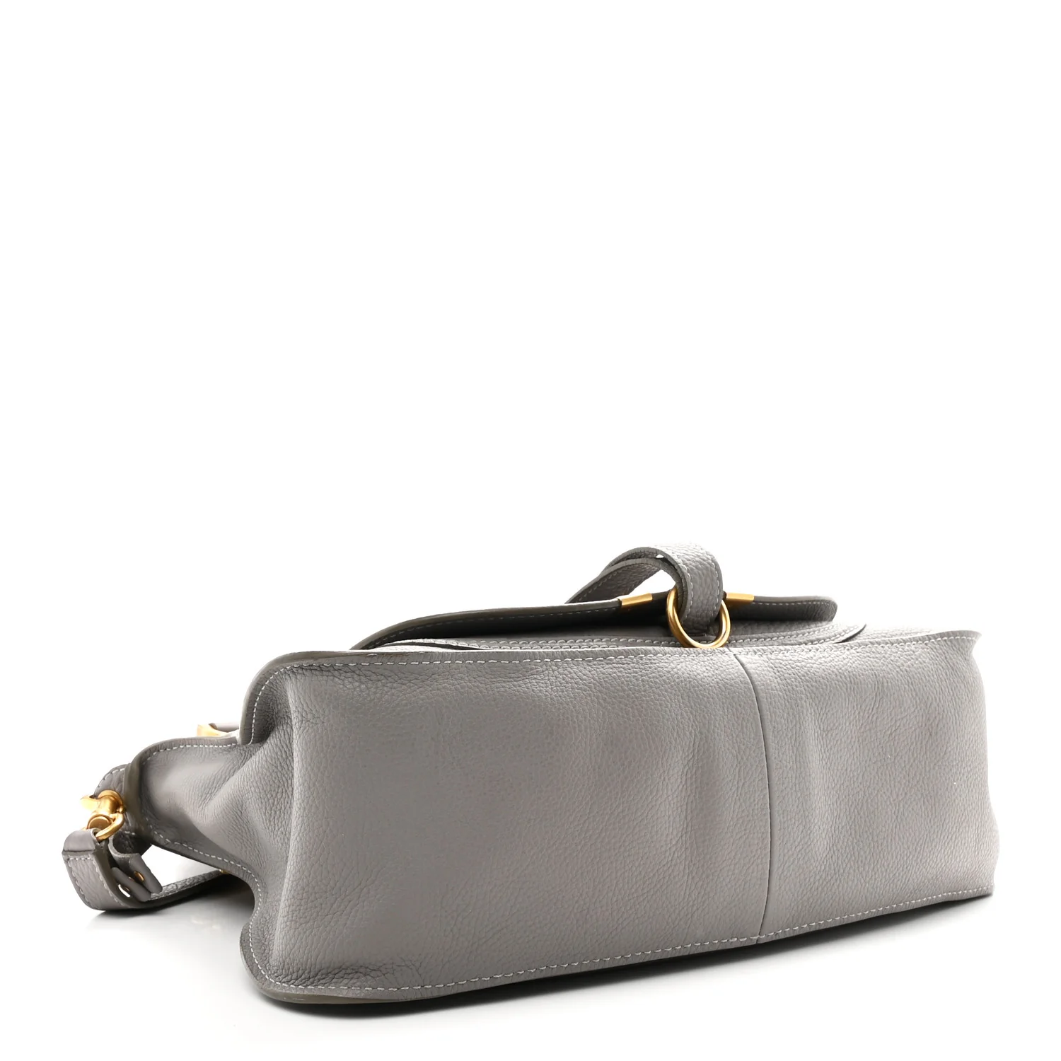 Calfskin Medium Marcie Satchel Cashmere Grey - Top Club