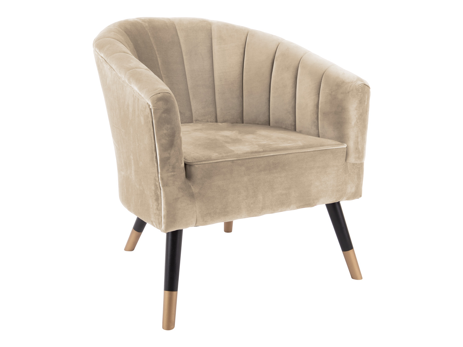 Chair Royal velvet sand brown