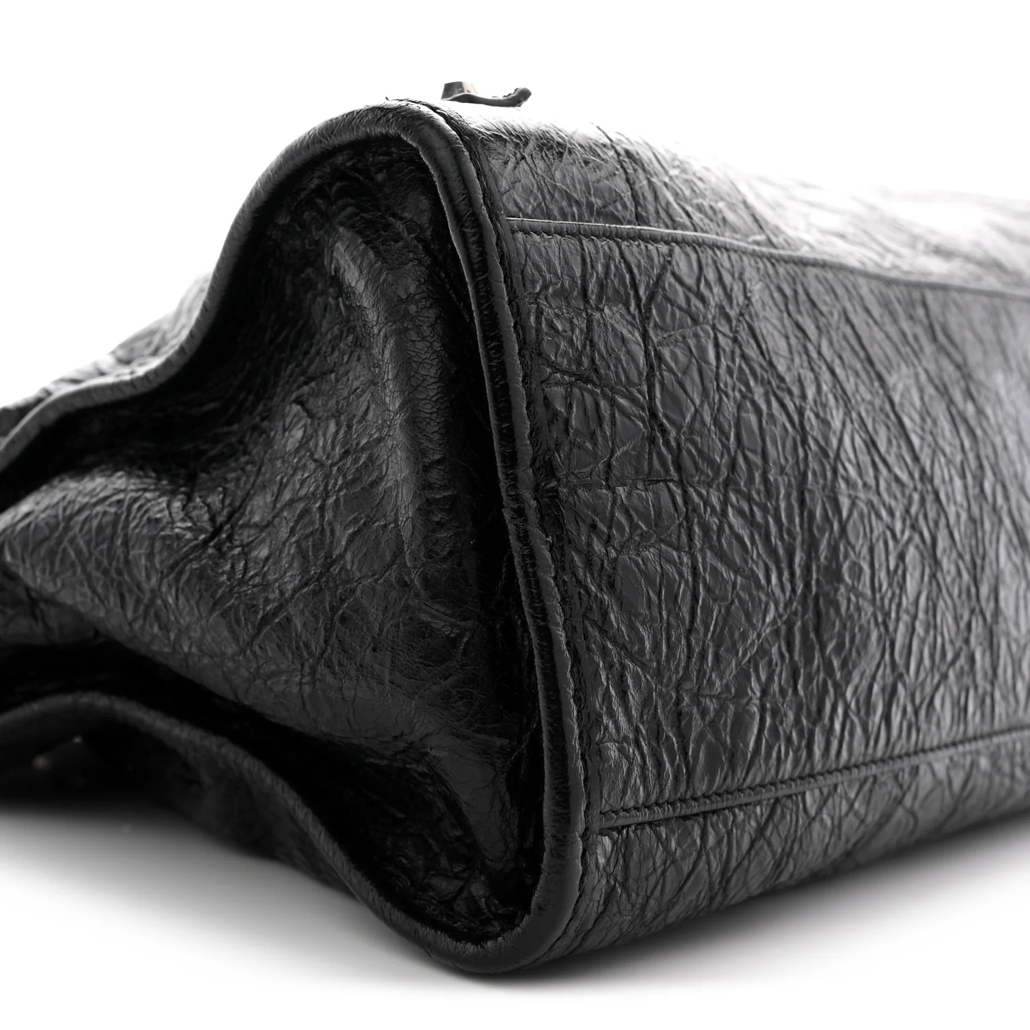 Agneau Arena Silver Hardware Medium Le City Black - Top Club