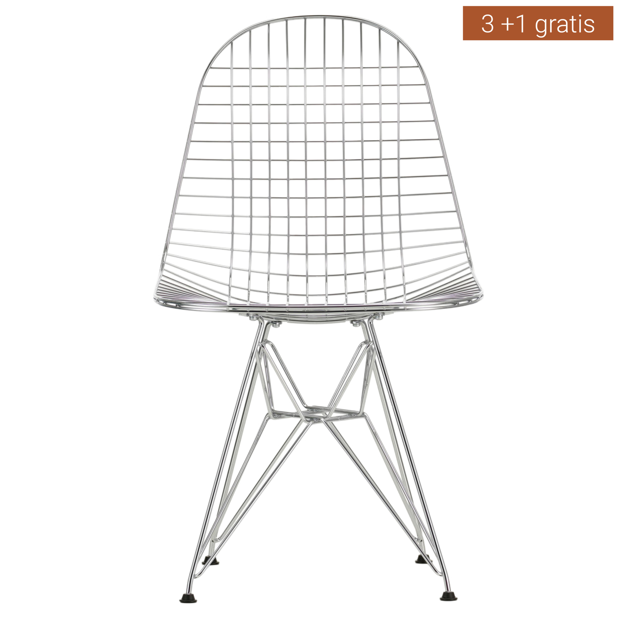 Eetkamerstoel Wire DKR Chroom