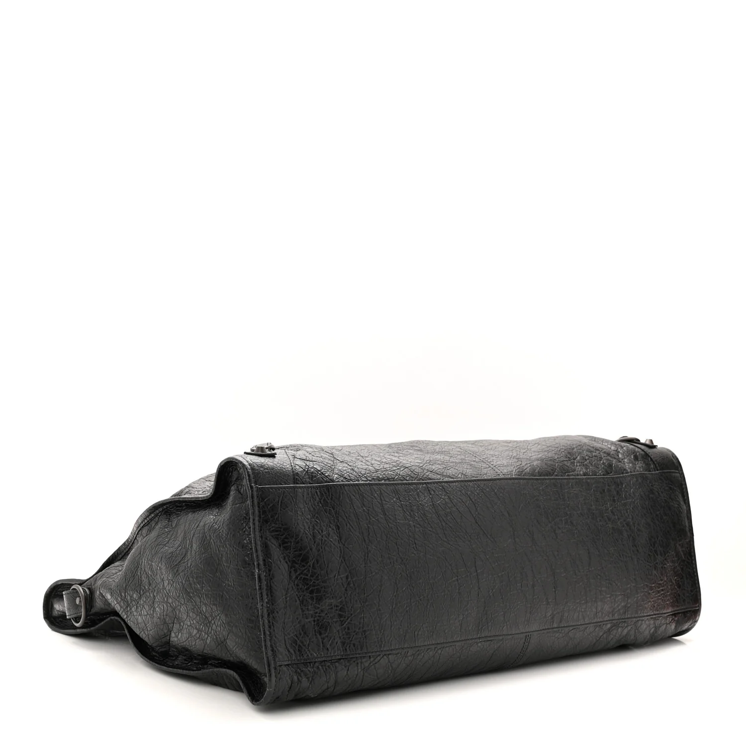 Arena Lambskin Brass Hardware Le City Travel Bag Black - Top Club