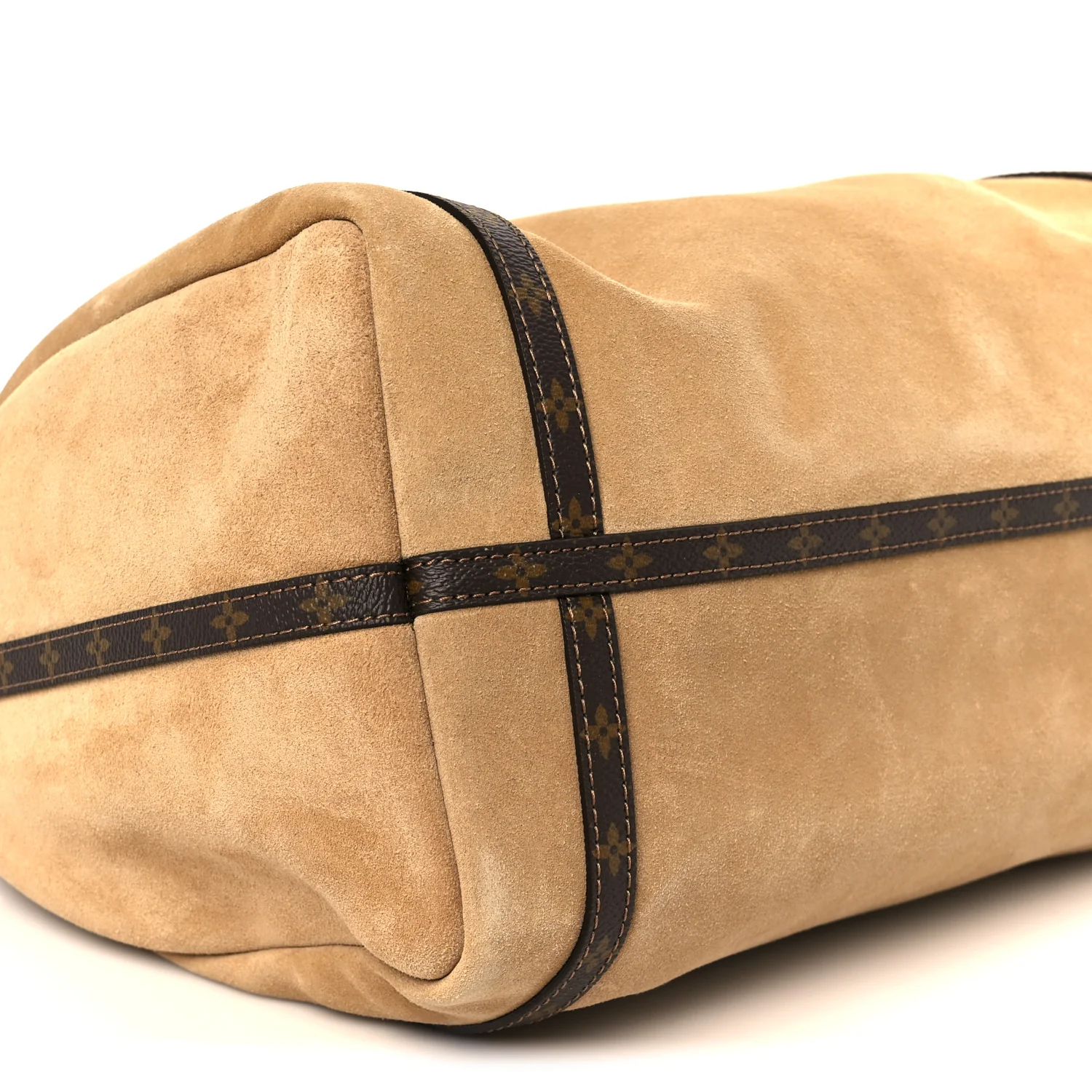Suede Monogram Express MM Hazelnut - Top Club