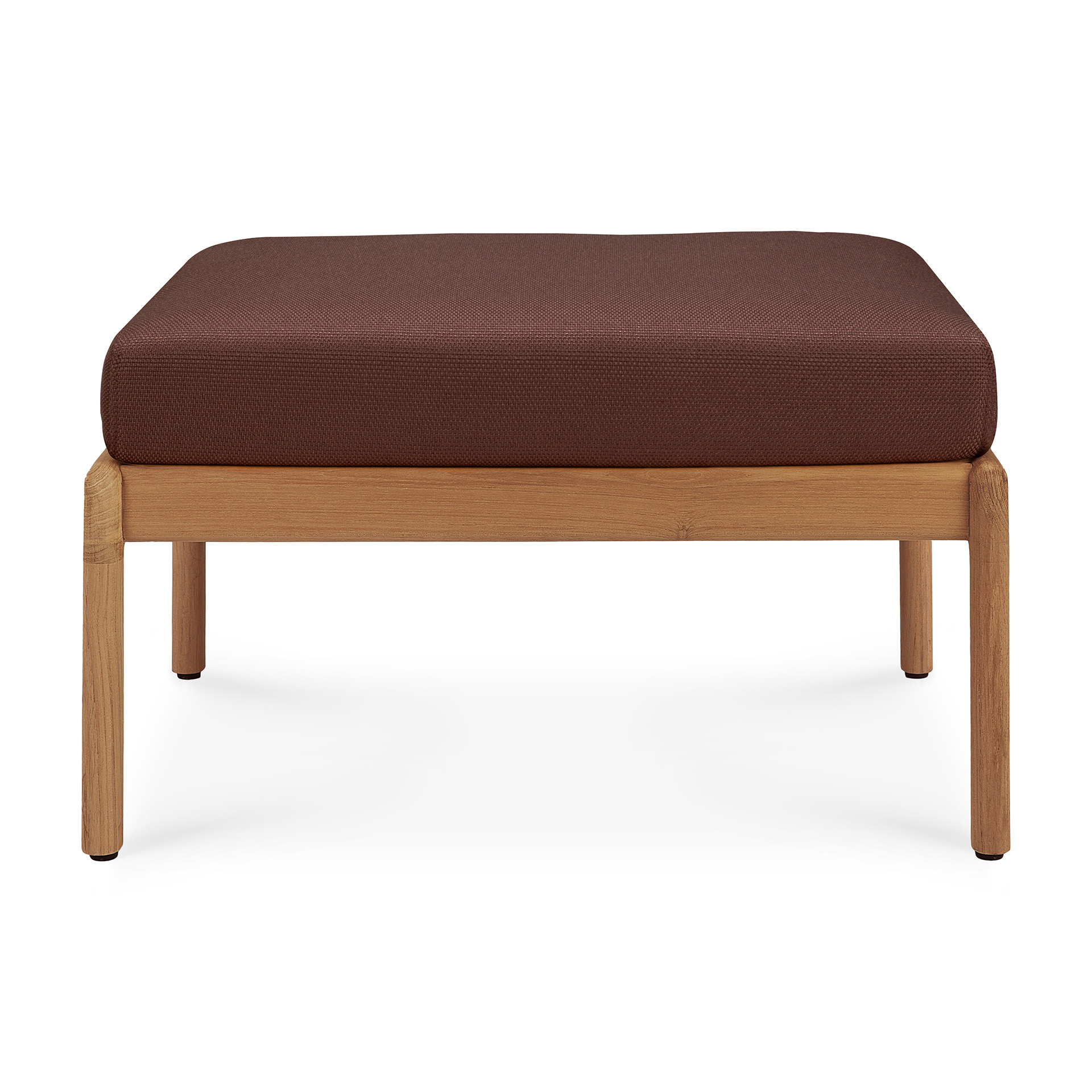 Hocker Teak Jack outdoor burgundy