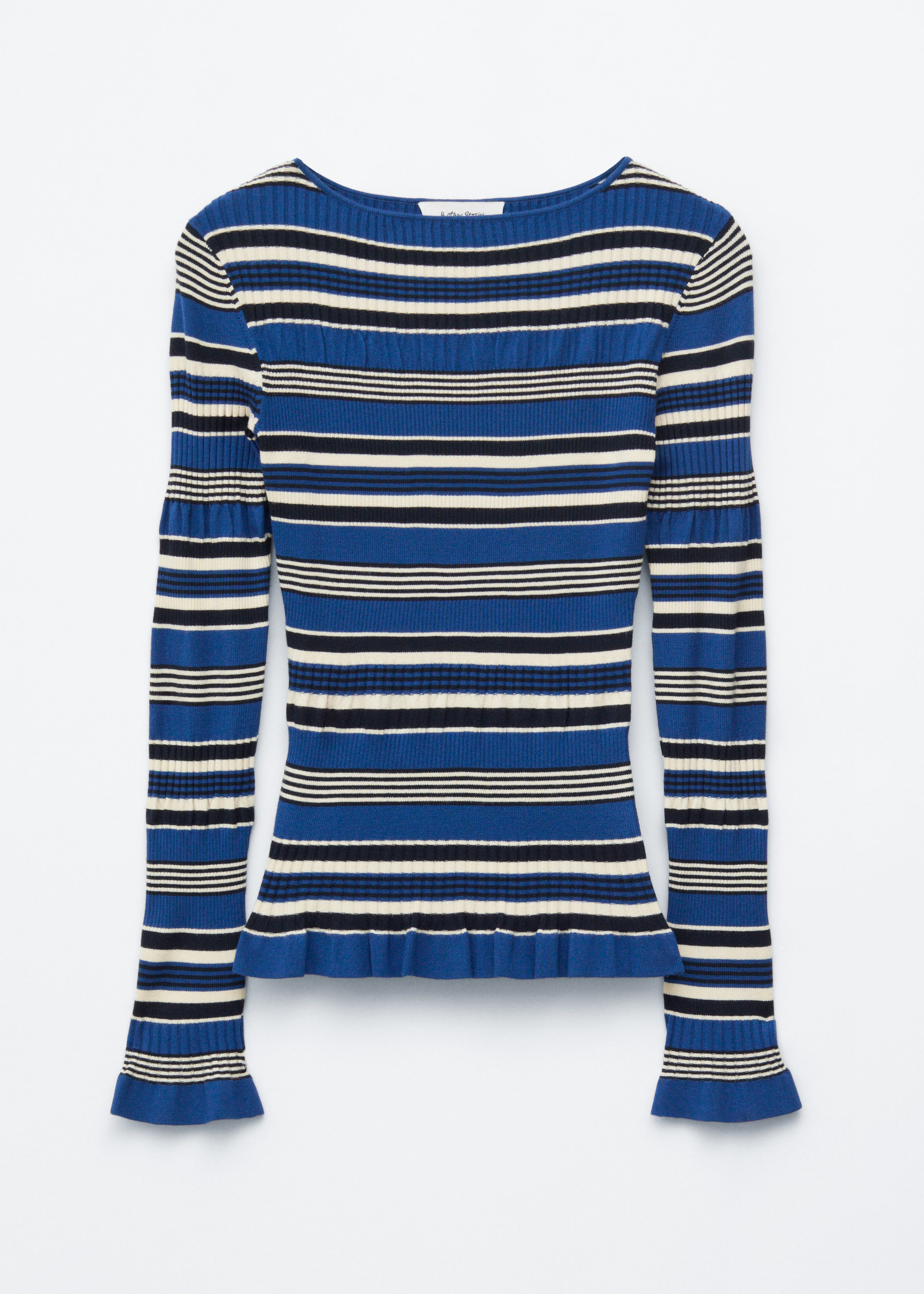& Other Stories LONG-SLEEVE RIBBED TOP