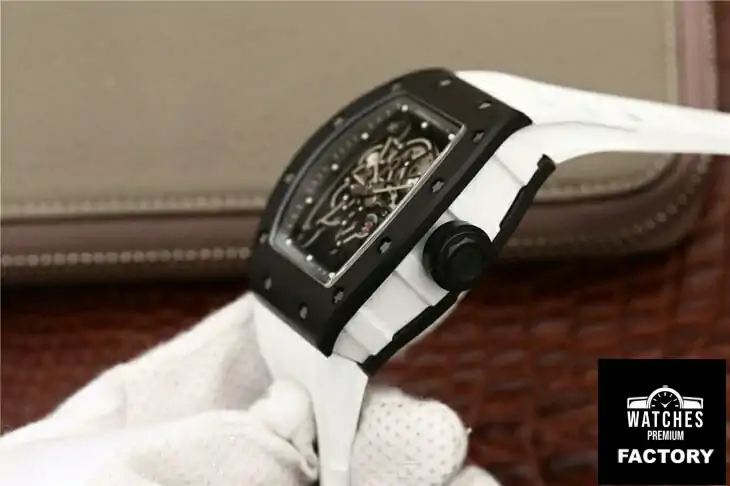 Richard Mille RM055 KV Factory White Strap