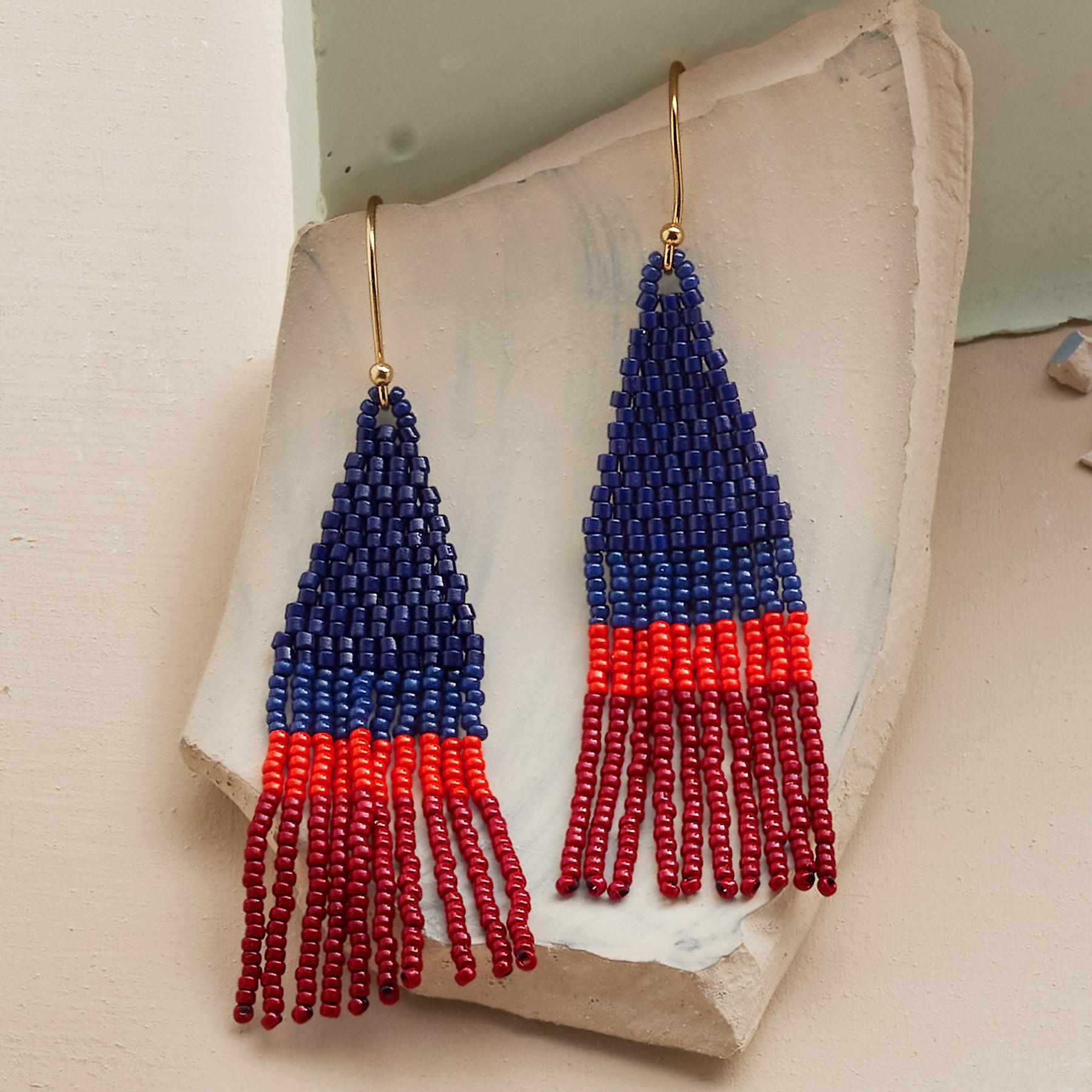 Dancing Fringe Earrings - Sundance Living