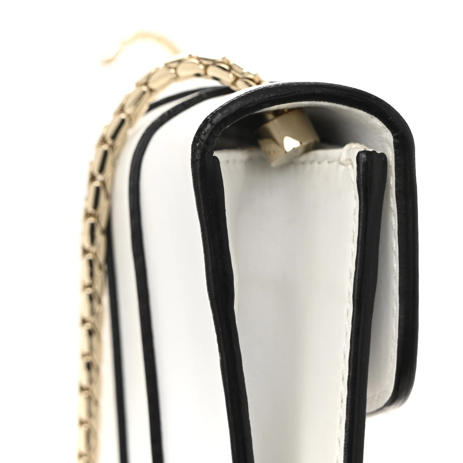 Calfskin Small Serpenti Forever Crossbody Bag White Agate - Top Club