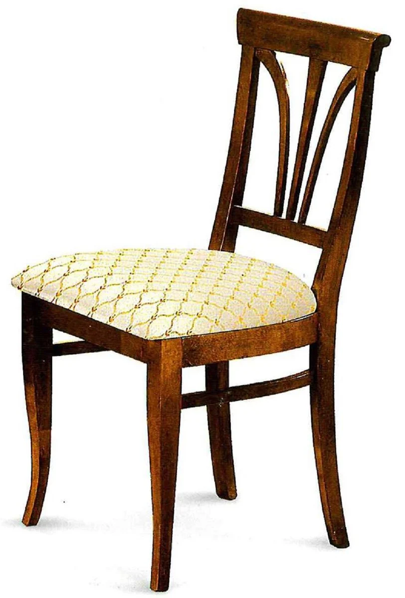 Luxury Biedermeier Dining Room Set Dark Brown - Made in Italy