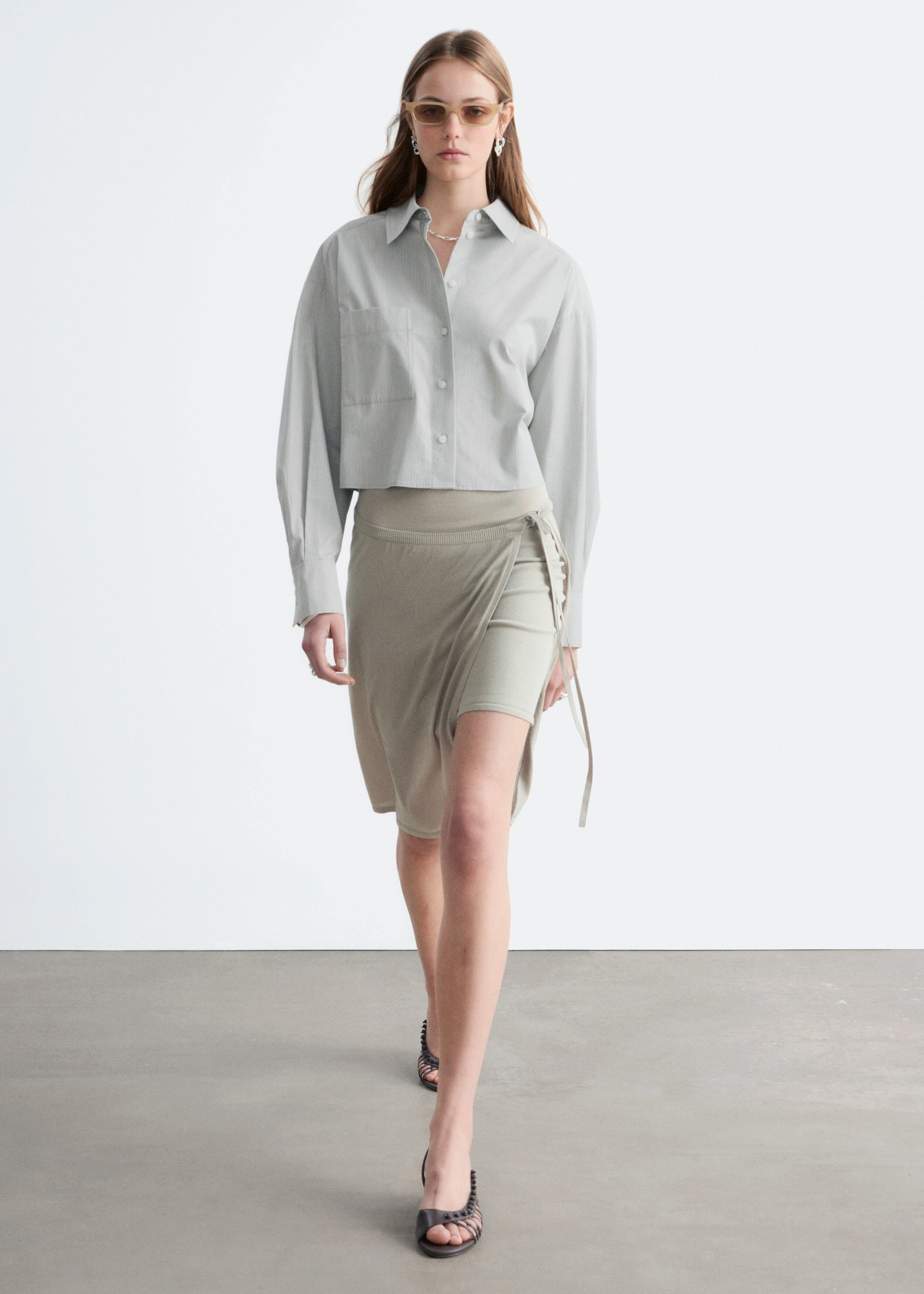 & Other Stories WRAP MIDI SKIRT