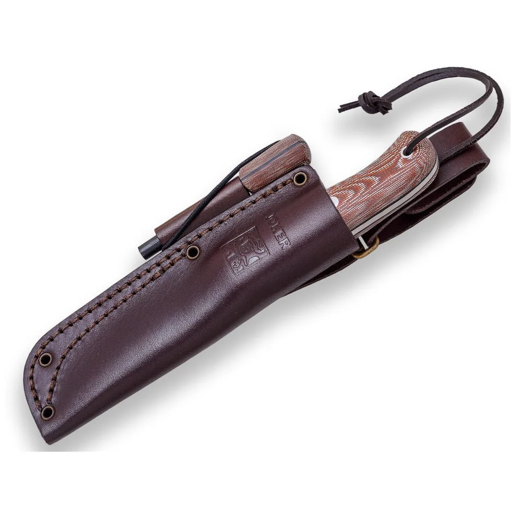 Joker BS9 Campero Canvas Micarta with Ferrocerium - Survival and buschcraft knife