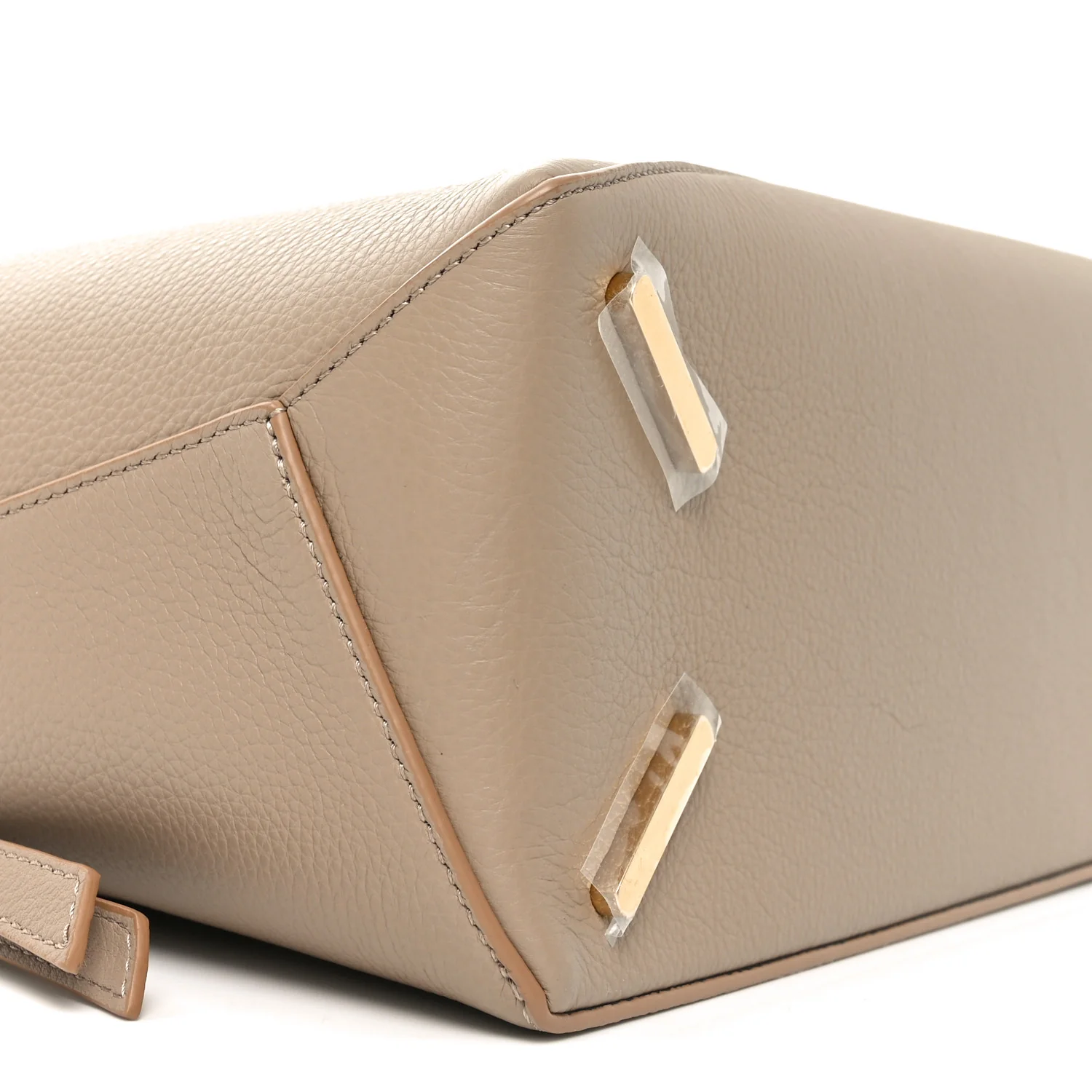 Calfskin Large Puzzle Edge Bag Sand - Top Club