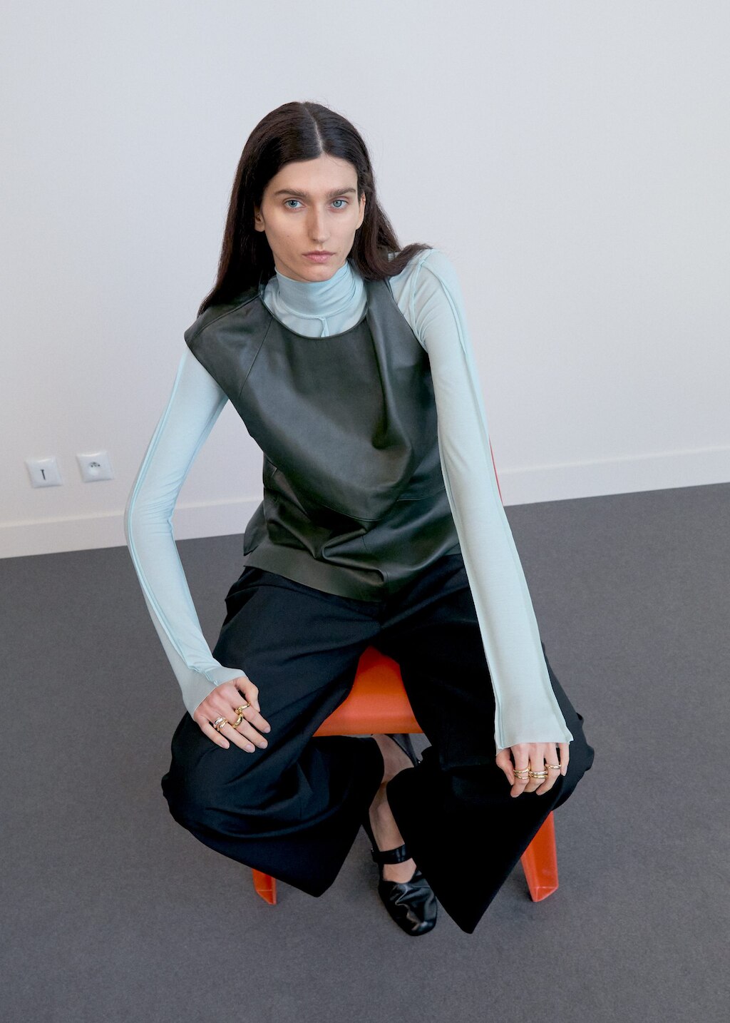 & Other Stories LONG-SLEEVE TURTLENECK TOP