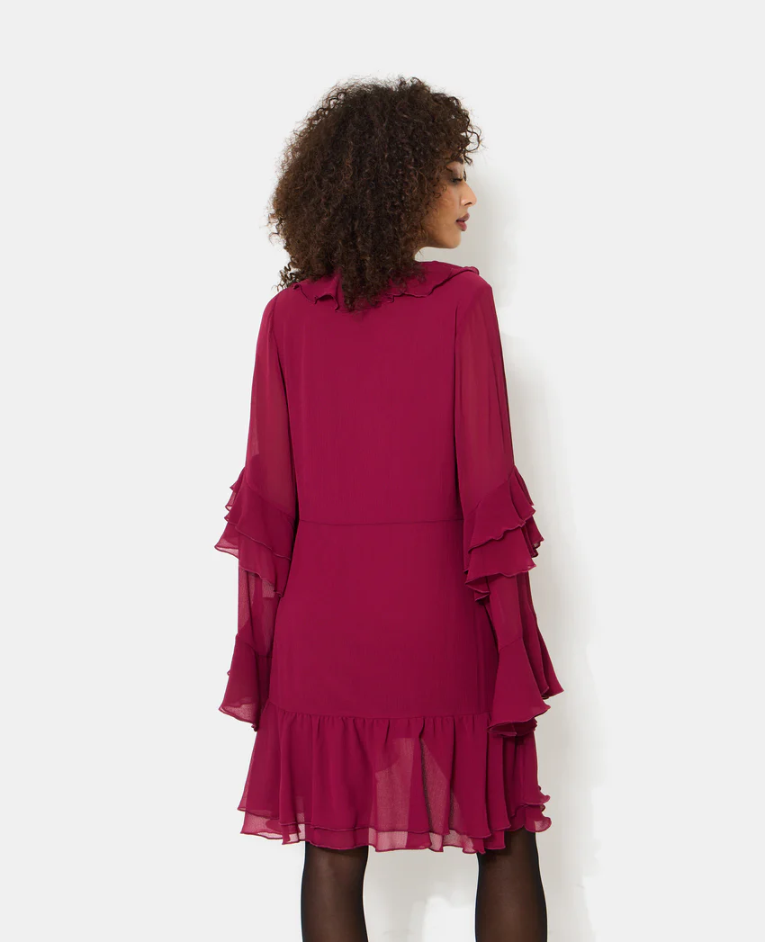 Pimkie Robe courte en voile avec volants
