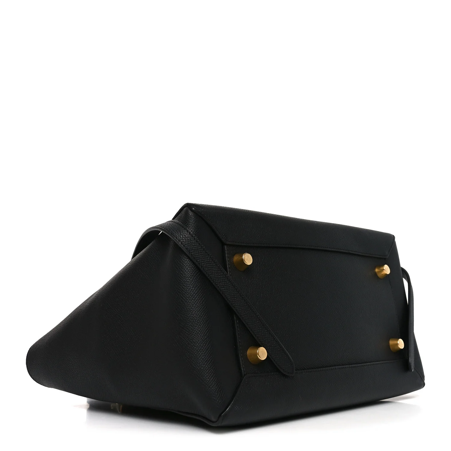 Grained Calfskin Mini Belt Bag Black - Top Club