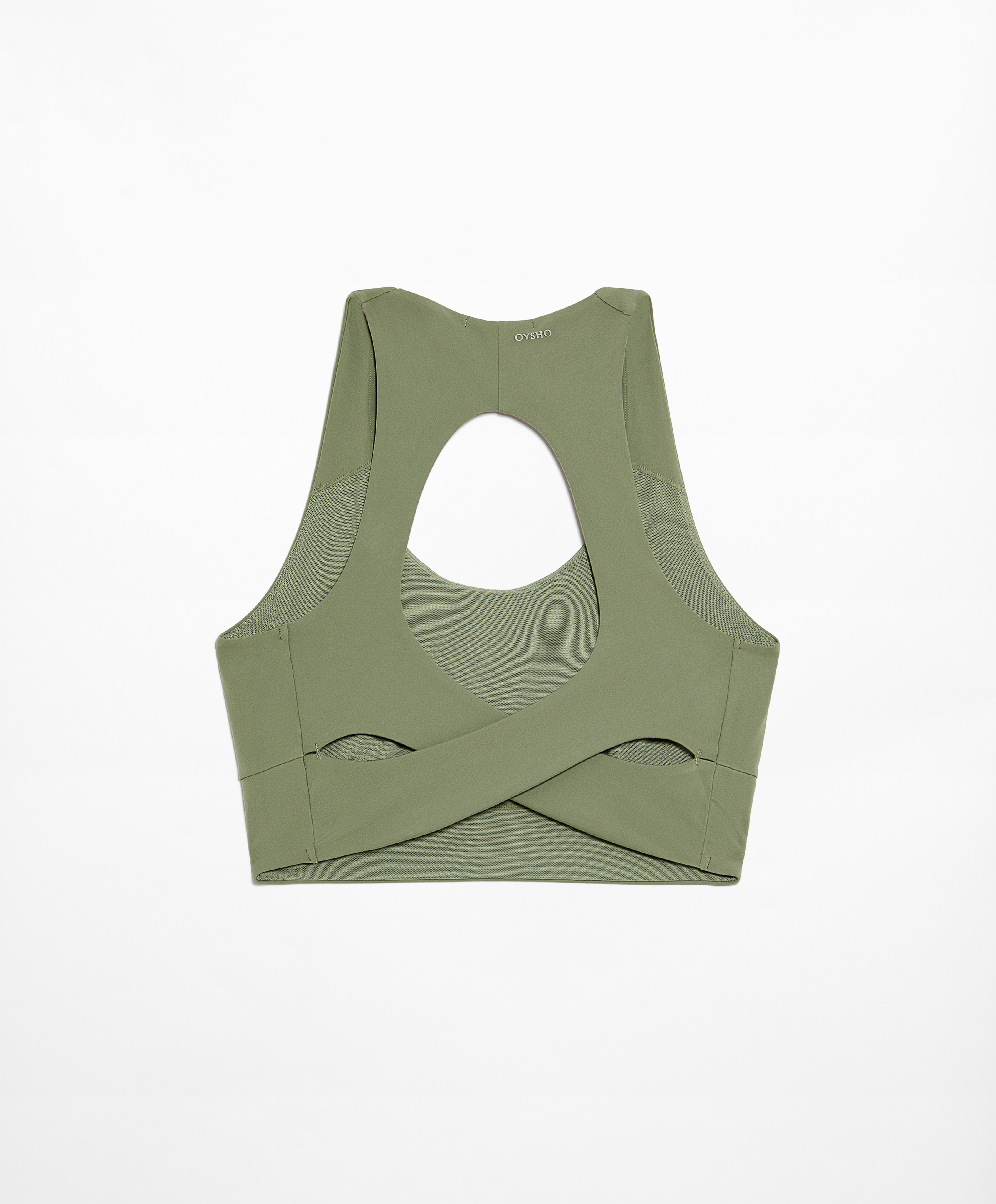 OYSHO Medium-support comfortlux open-back sports bra with cups