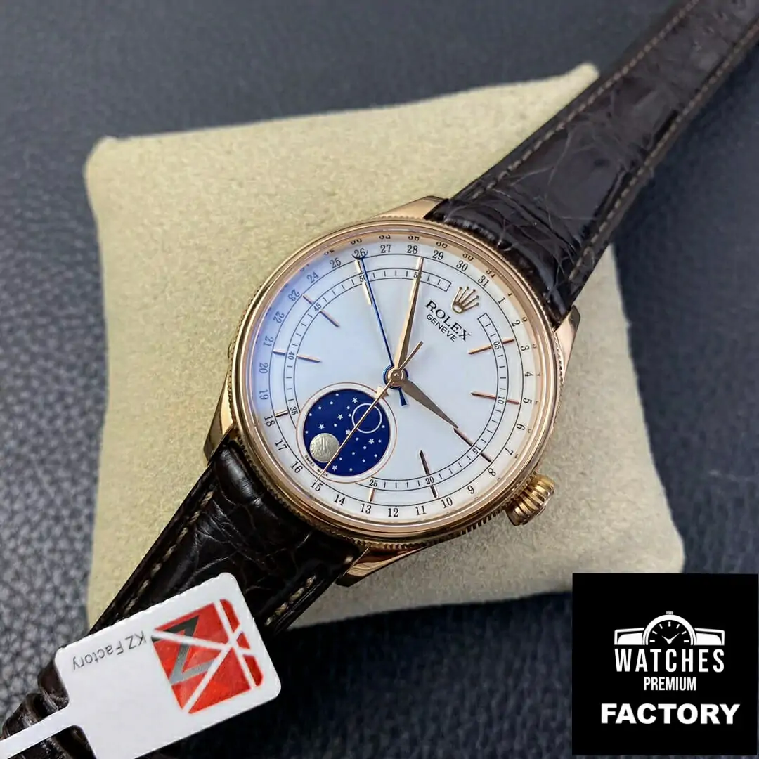Rolex Cellini M50535-0002 KZ Factory Brown Strap