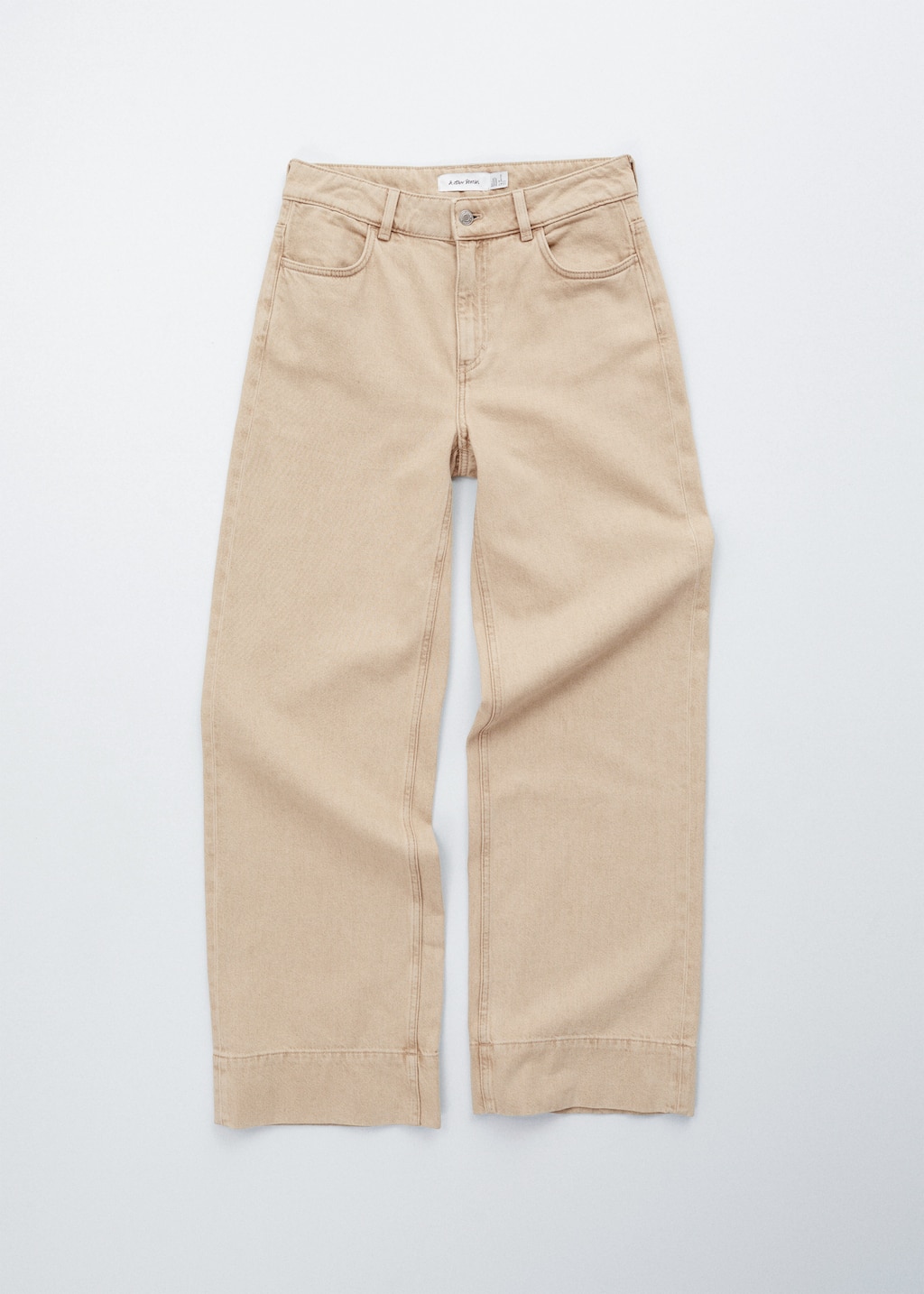 & Other Stories BEIGE STRAIGHT-LEG JEANS
