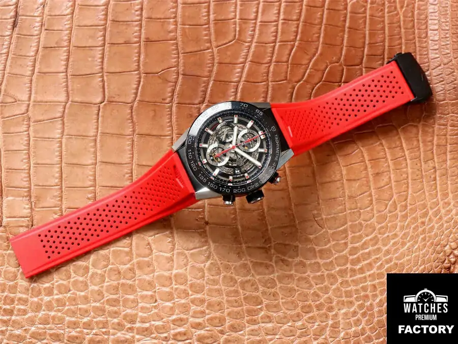 TAG Heuer Carrera CAR2A1Z.FT6050 XF Factory Red Strap