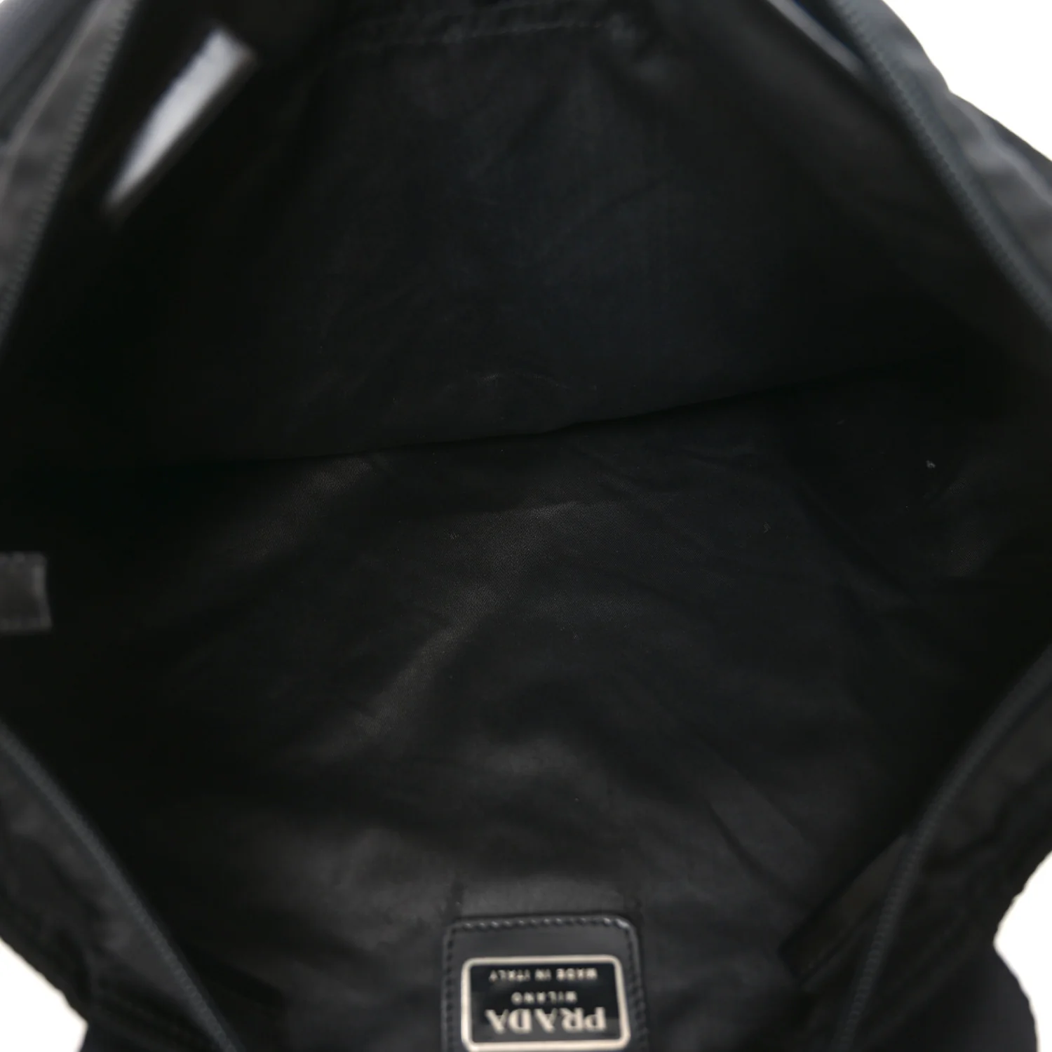 Tessuto Nylon Tote Black - Top Club