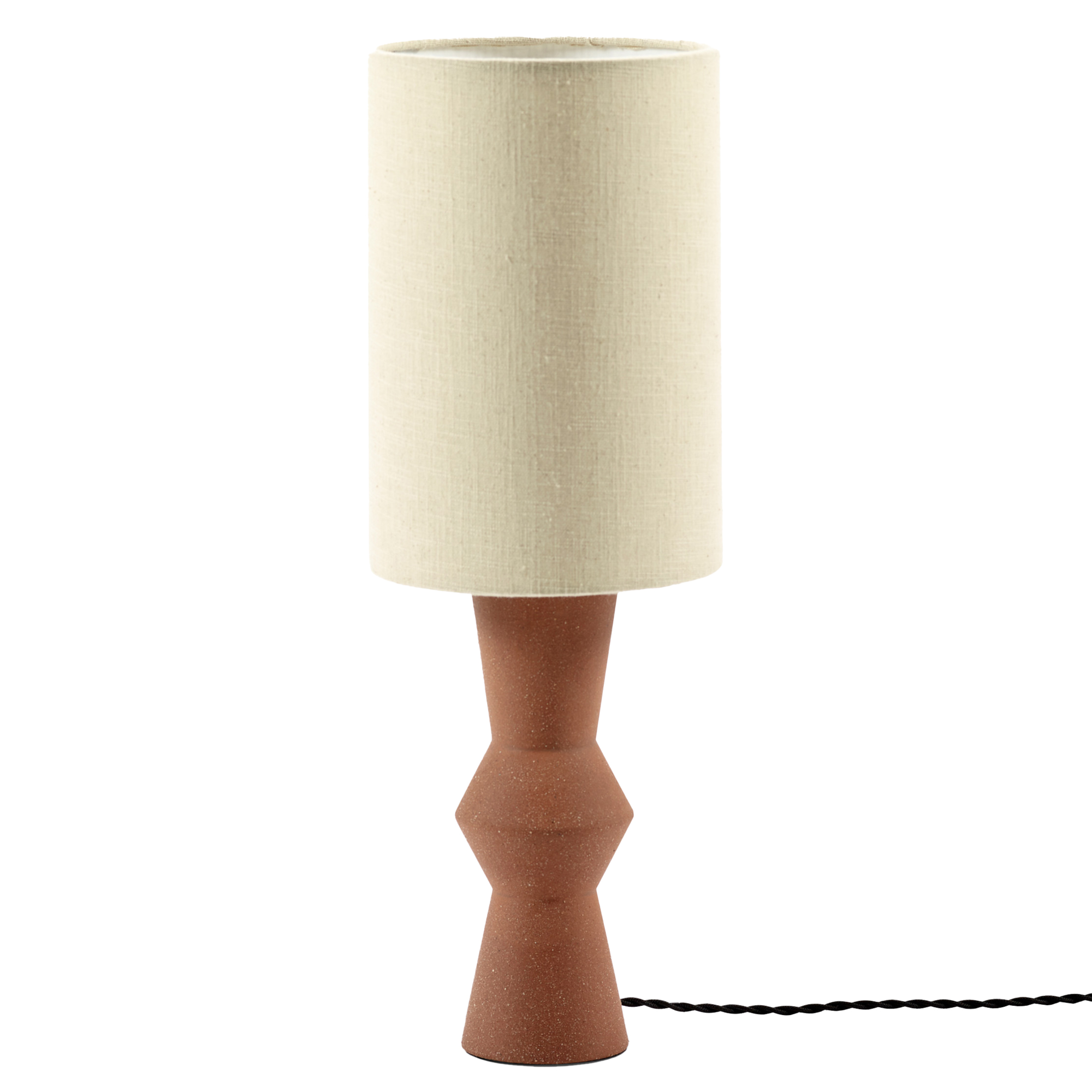 Tafellamp Marie-ann red/brown/beige