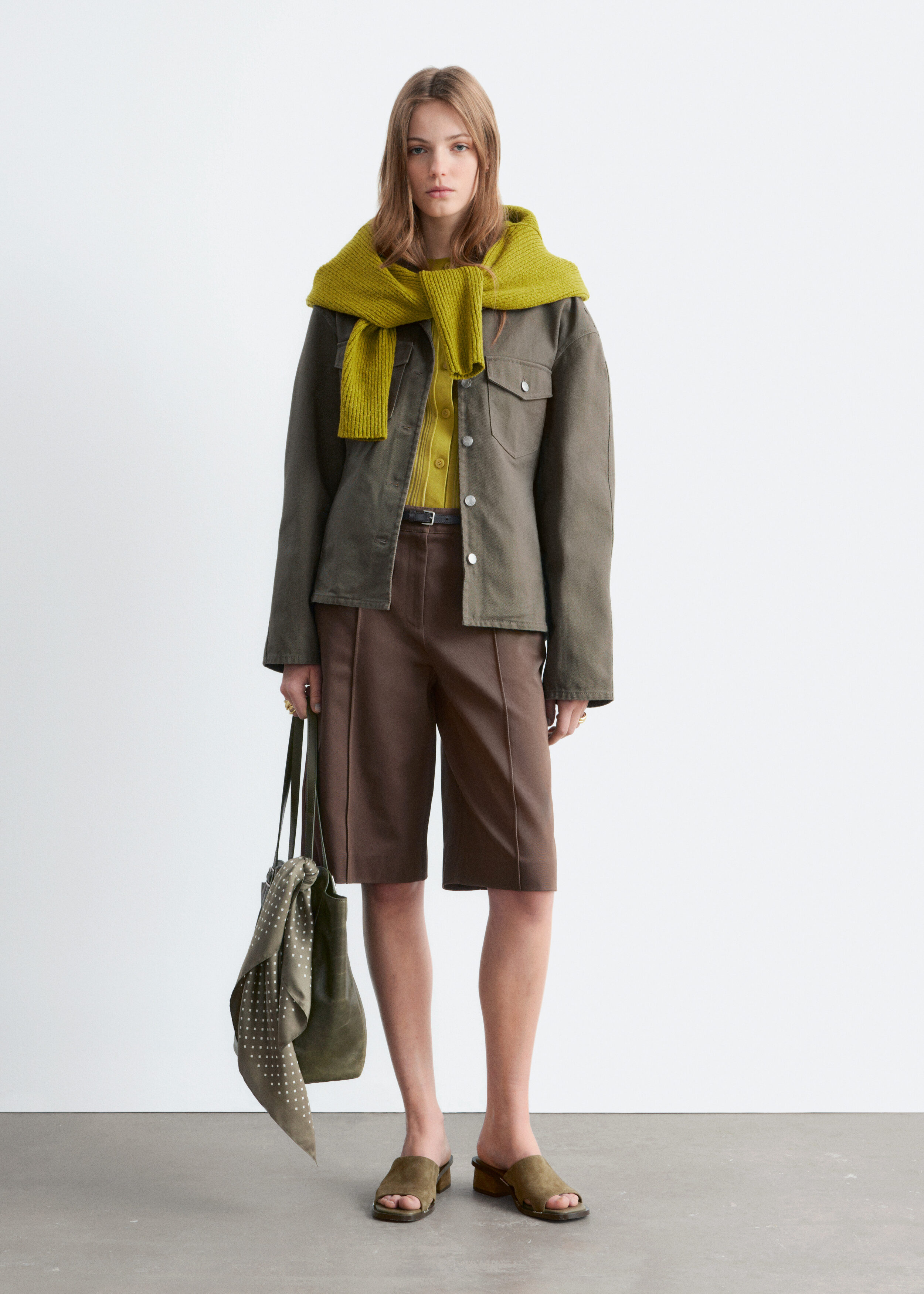 & Other Stories TAILORED BERMUDA SHORTS