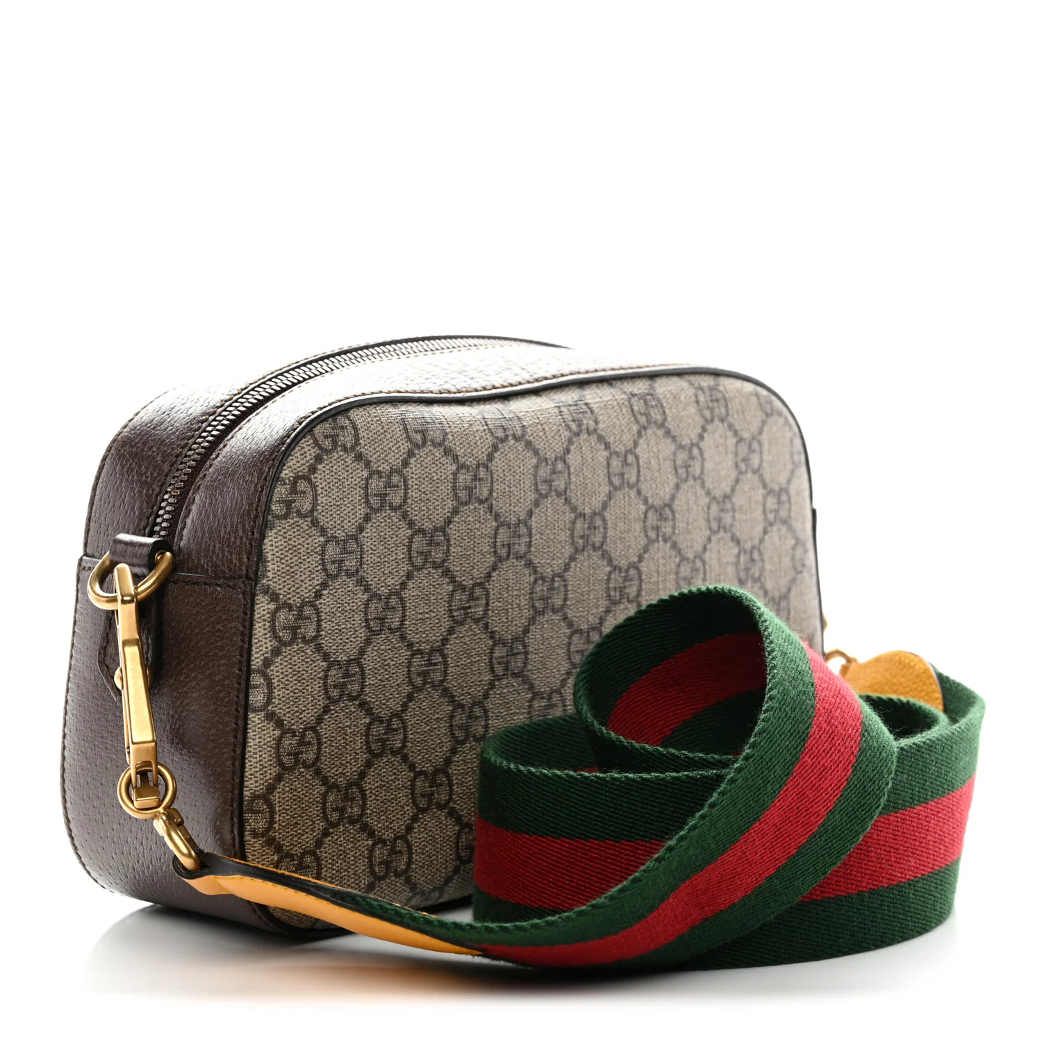 GG Supreme Monogram Web Neo Vintage Shoulder Bag Beige New Acero Crop - Top Club
