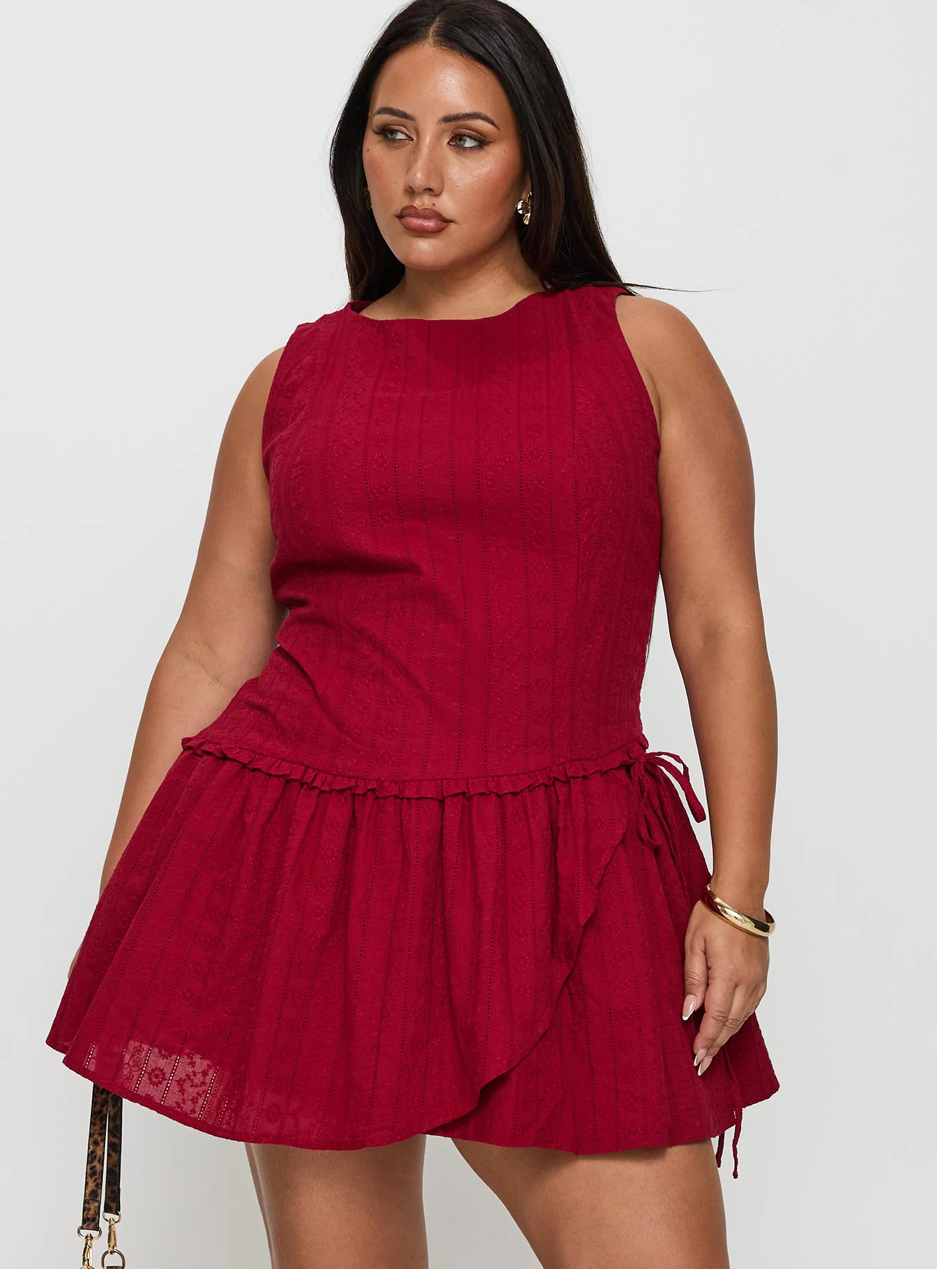 Cosie Mini Dress Red Curve