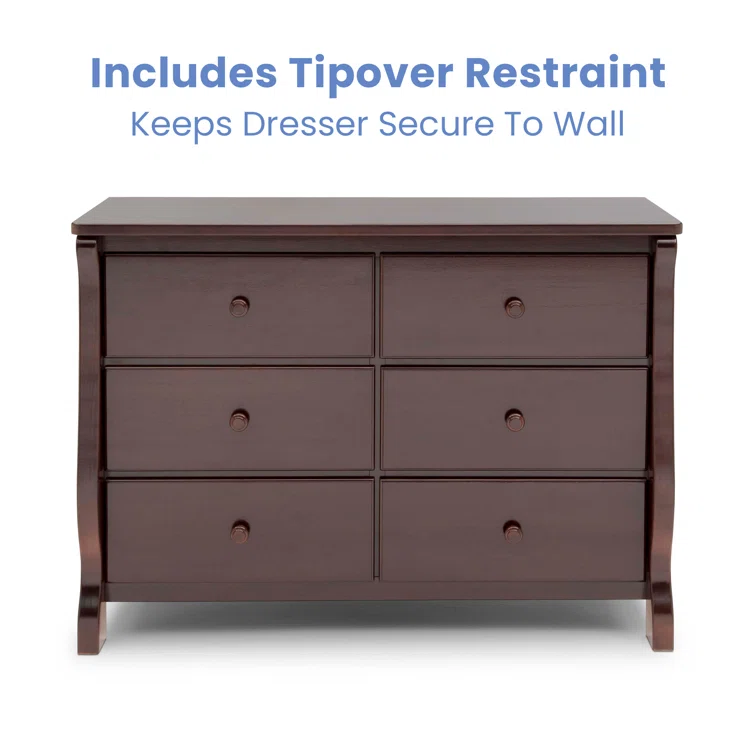 Universal Double Dresser -Made of Solid Woods