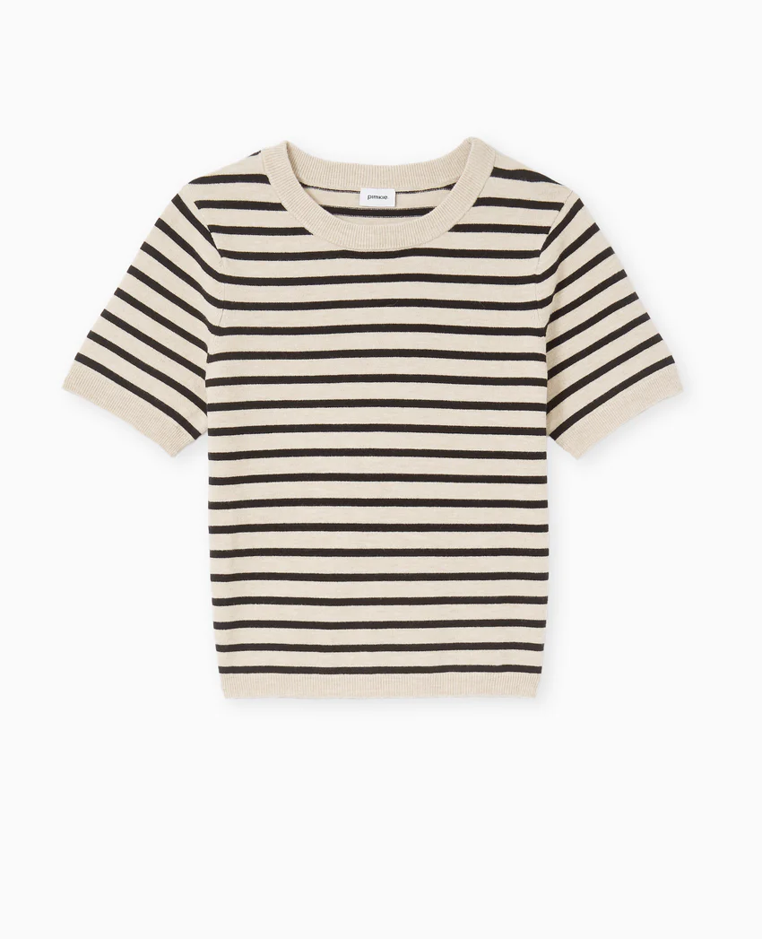 Pimkie Pull manches courtes en maille fine