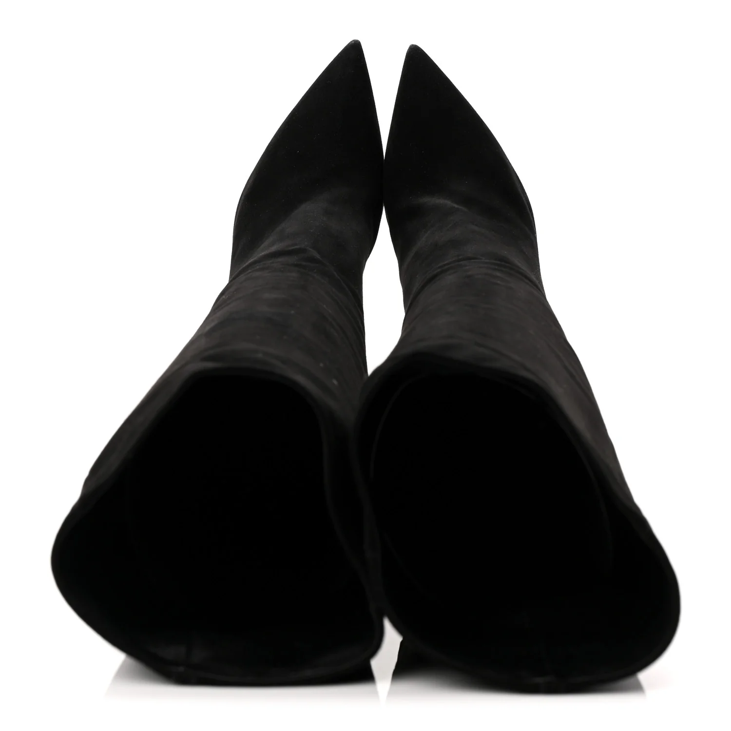 Suede High Boots 41 Black - Top Club