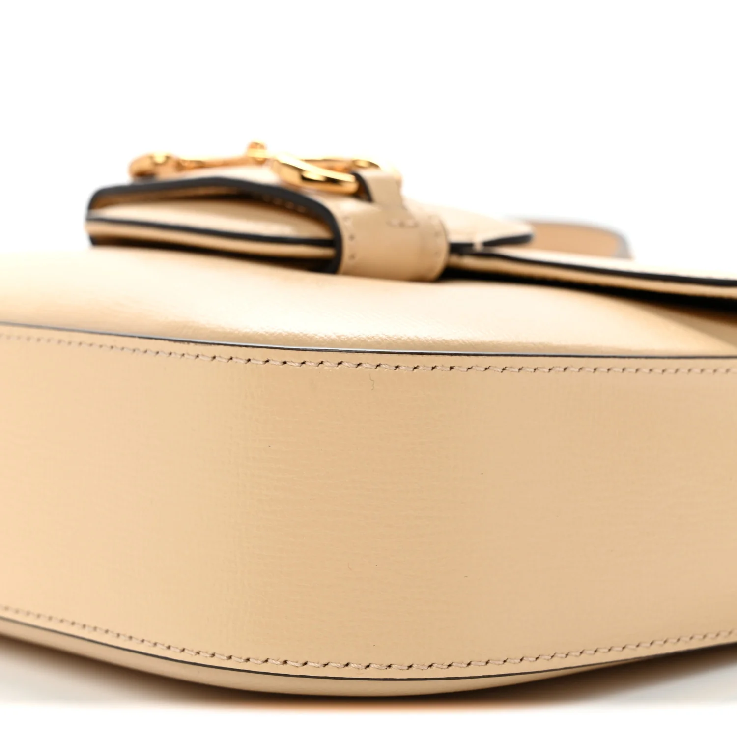 Azalea Calfskin Web Mini Horsebit 1955 Shoulder Bag Bubble Tea - Top Club
