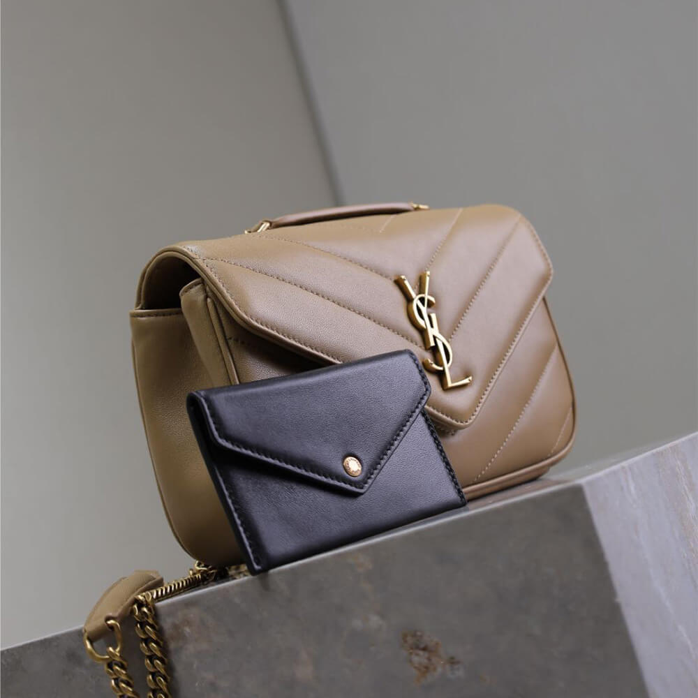 YSL LOULOU small in MATELASSE lambskin - Top Club