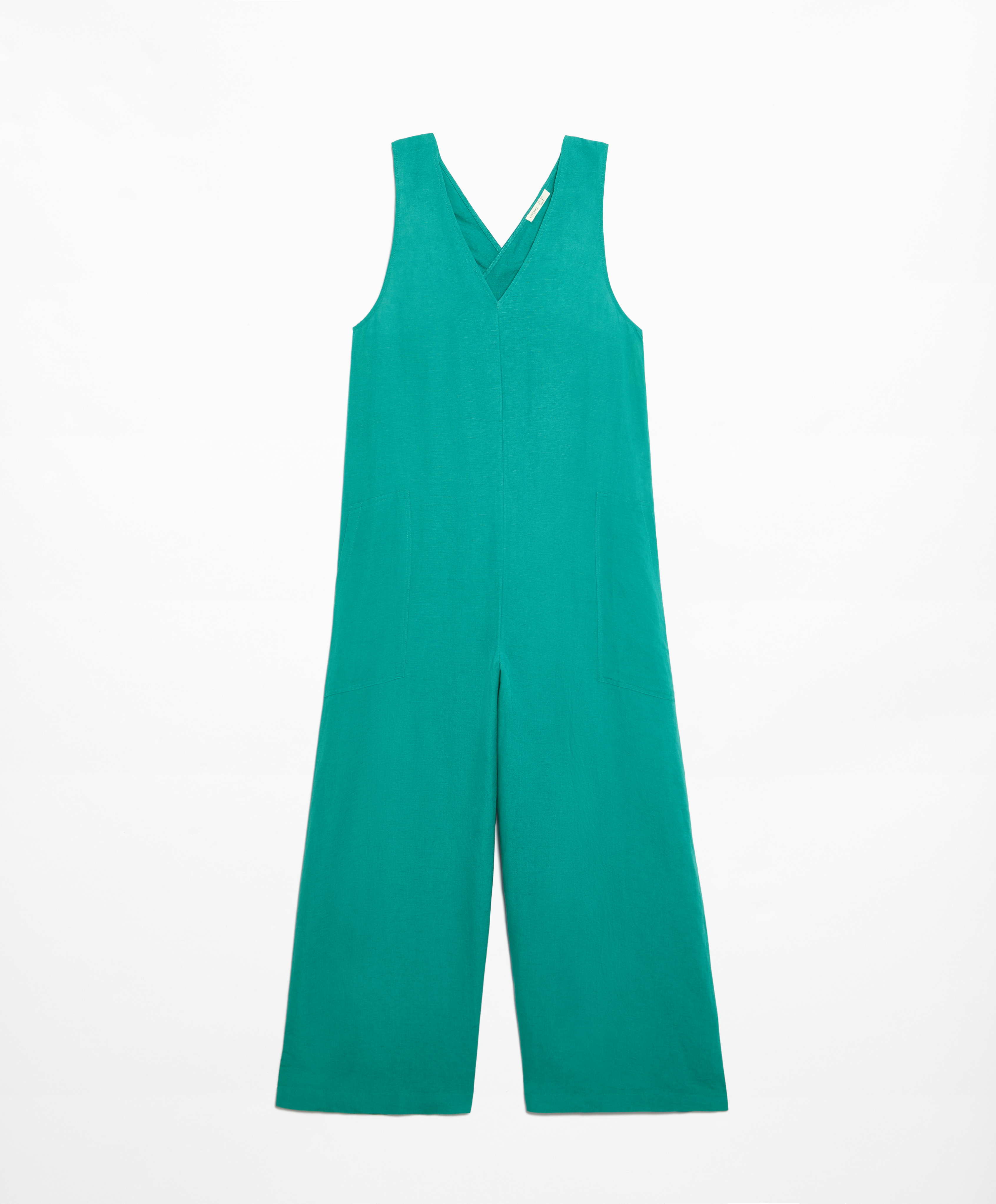 OYSHO Linen blend long jumpsuit