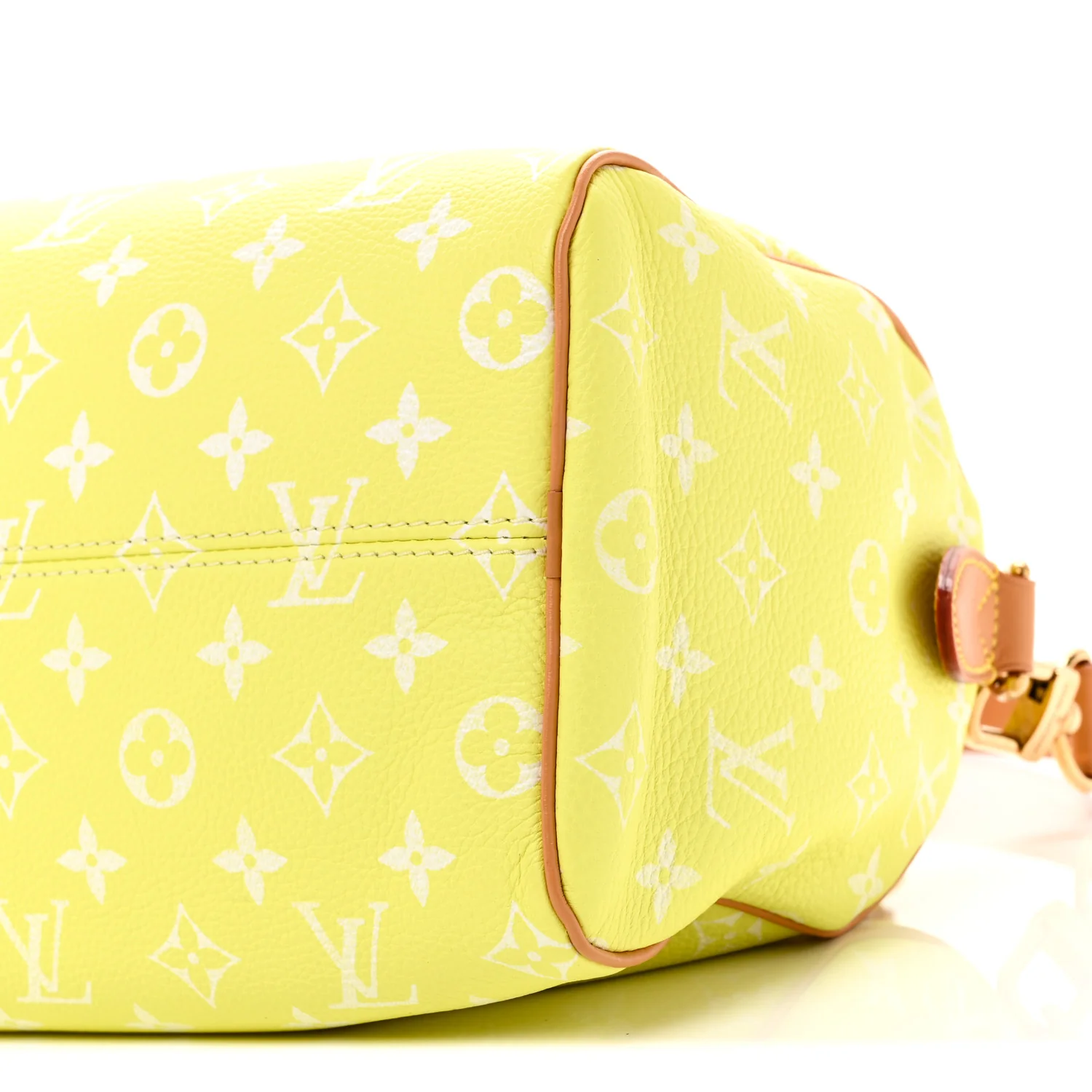 Calfskin Monogram Speedy P9 Bandouliere 25 Lemonade Yellow - Top Club