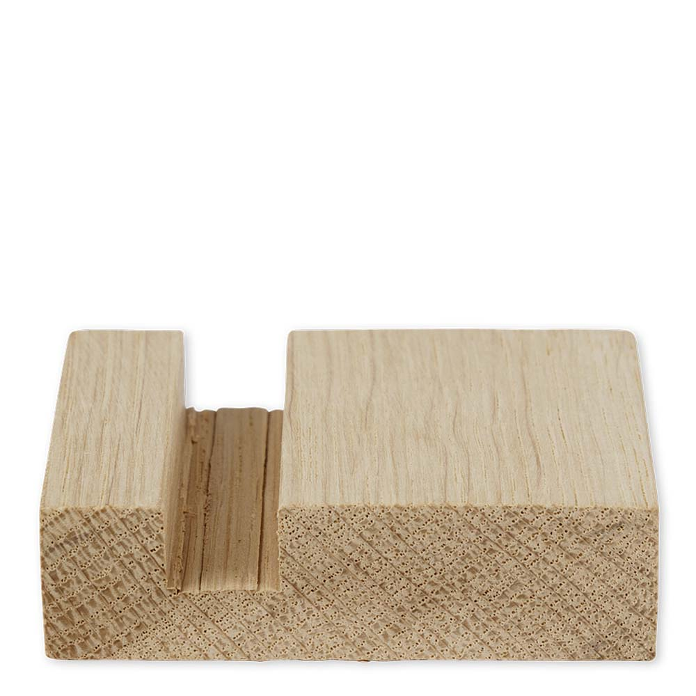 Houder wandtegel hout
