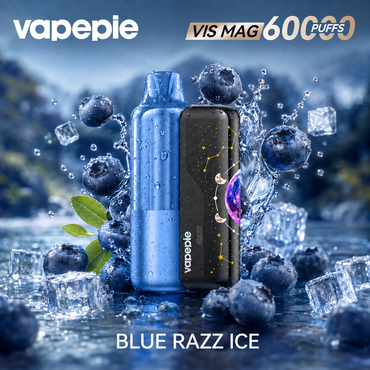 Sladká ledová modrá malina – VAPEPIE VIS MAG