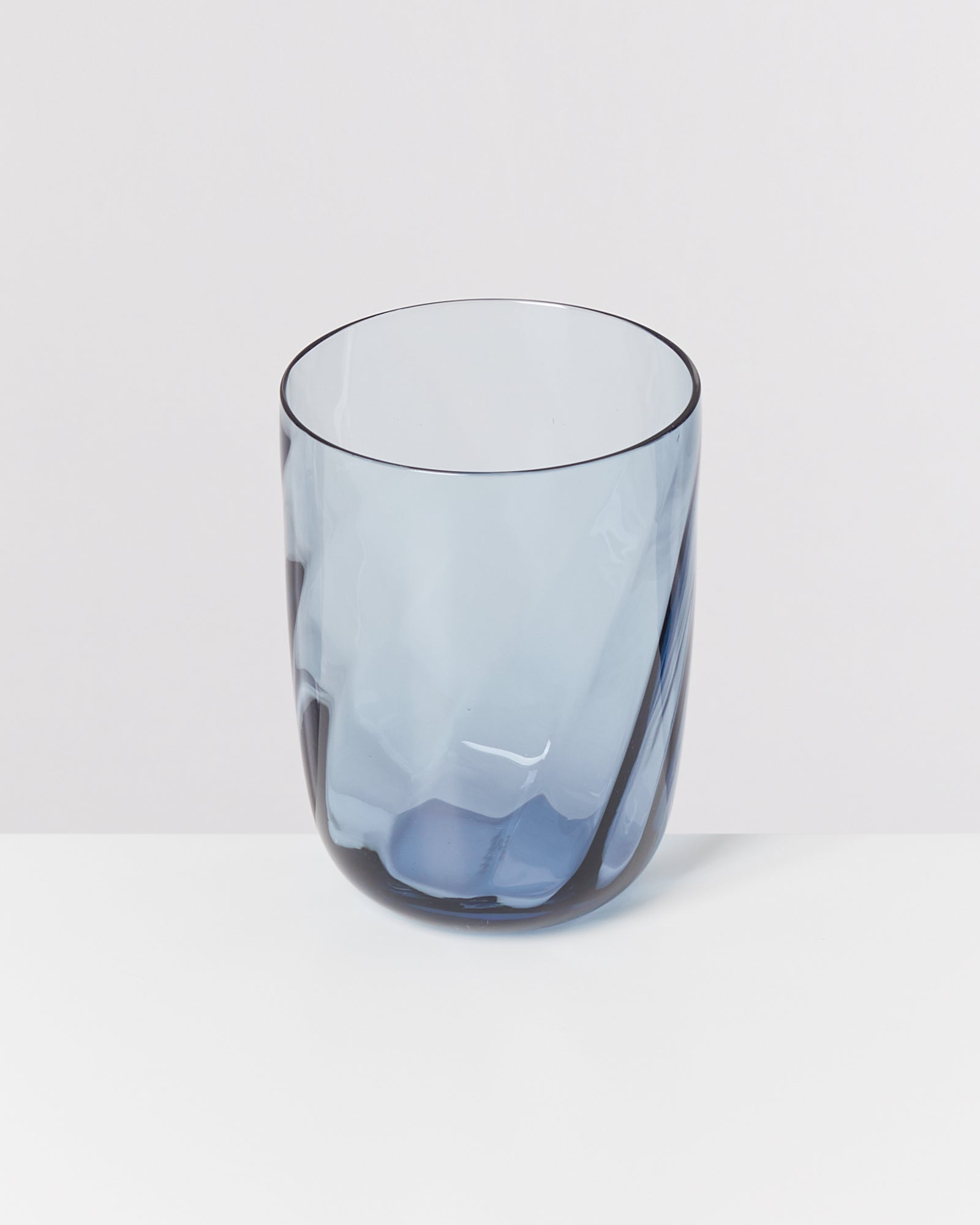 Calma Glas groß swirl blau 4er-Set