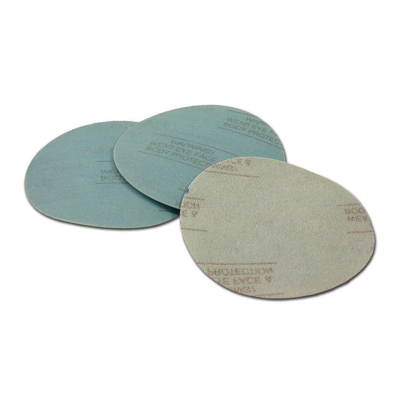 6 Inch Hook and Loop Blue Wet / Dry Sharpening Film Sanding Discs, 50 Pack - Alvarez Pro Painting LLC
