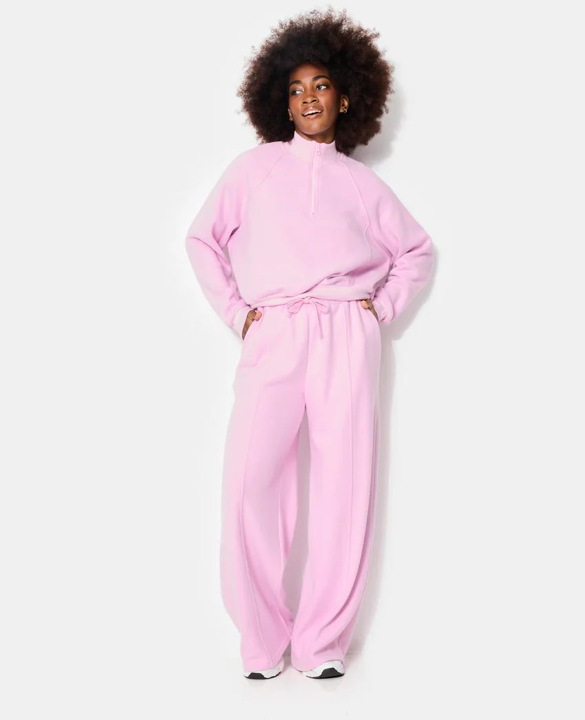 Pimkie Sweat col zippé en molleton gratté