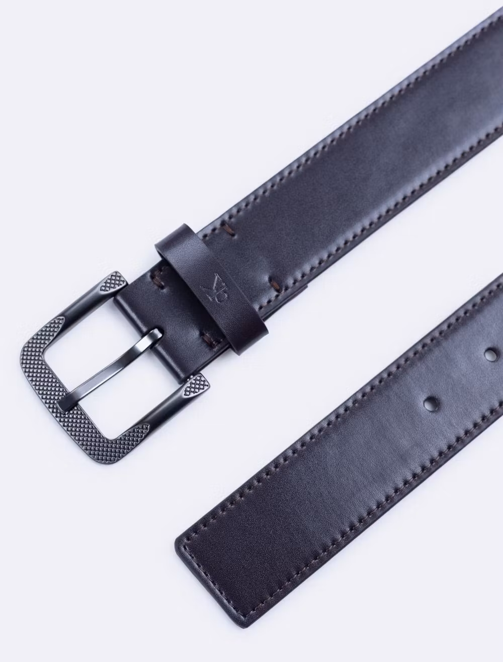 COACH Textured Harness Buckle Belt